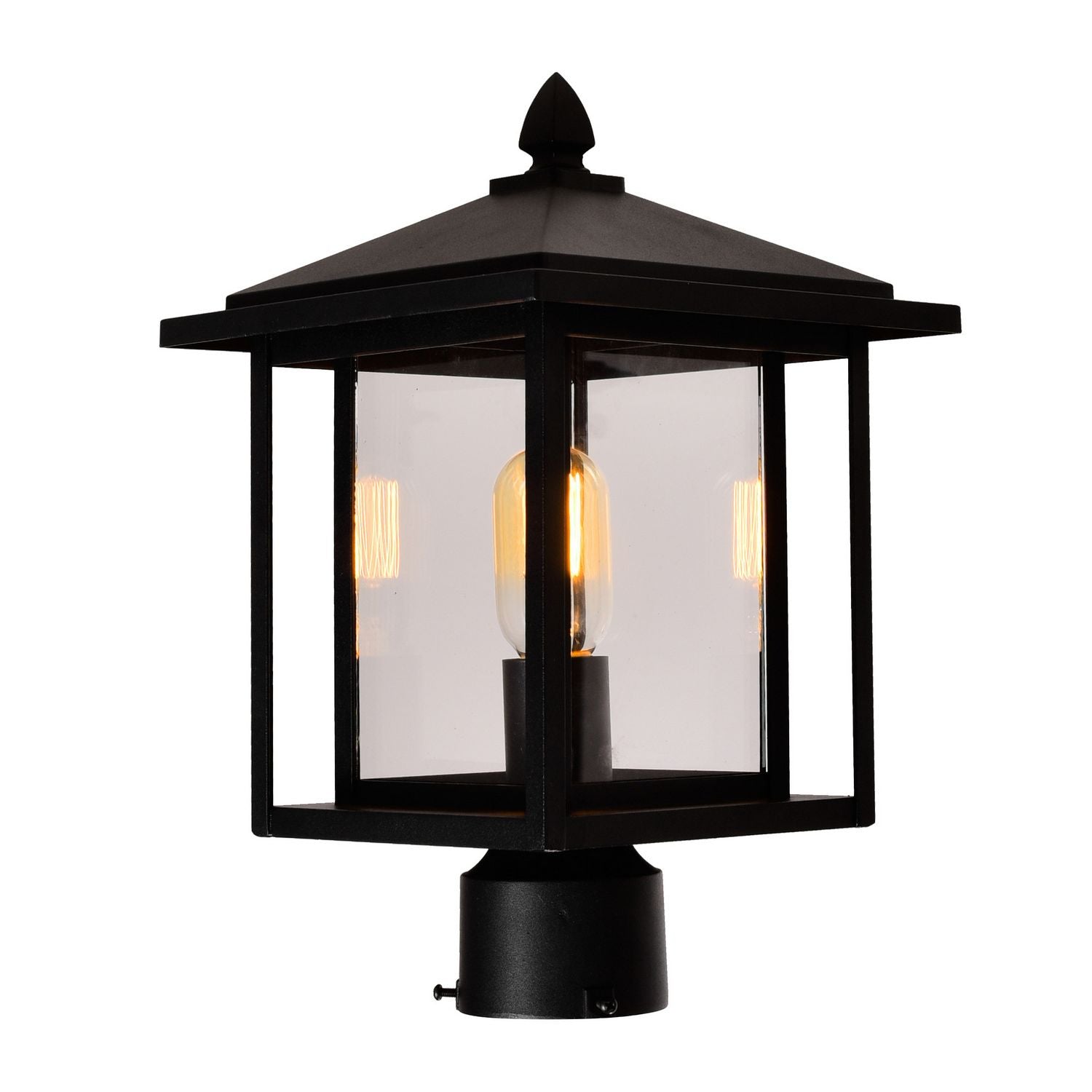 CWI Lighting Canada - 0417PT9-1-101 - Tête de lanterne extérieure à une lumière - Crawford - Noir