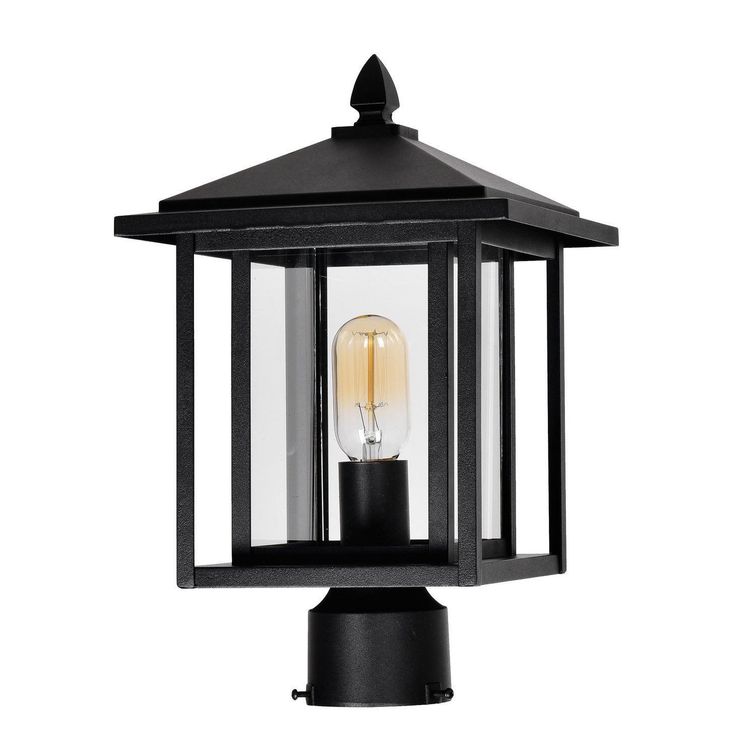 CWI Lighting Canada - 0417PT9-1-101 - Tête de lanterne extérieure à une lumière - Crawford - Noir