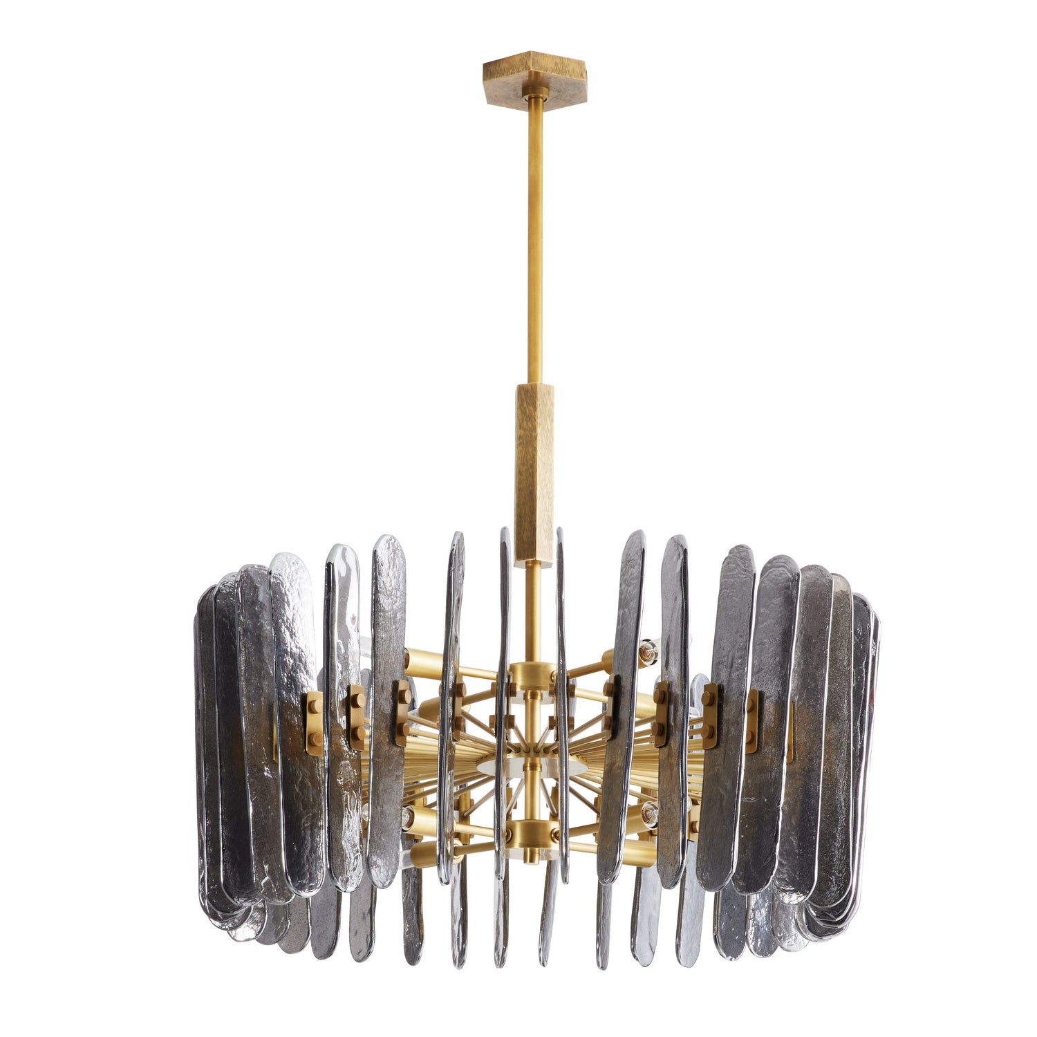 Arteriors - 89066 - Huit Lumières Suspendu - Klaus - Fumée