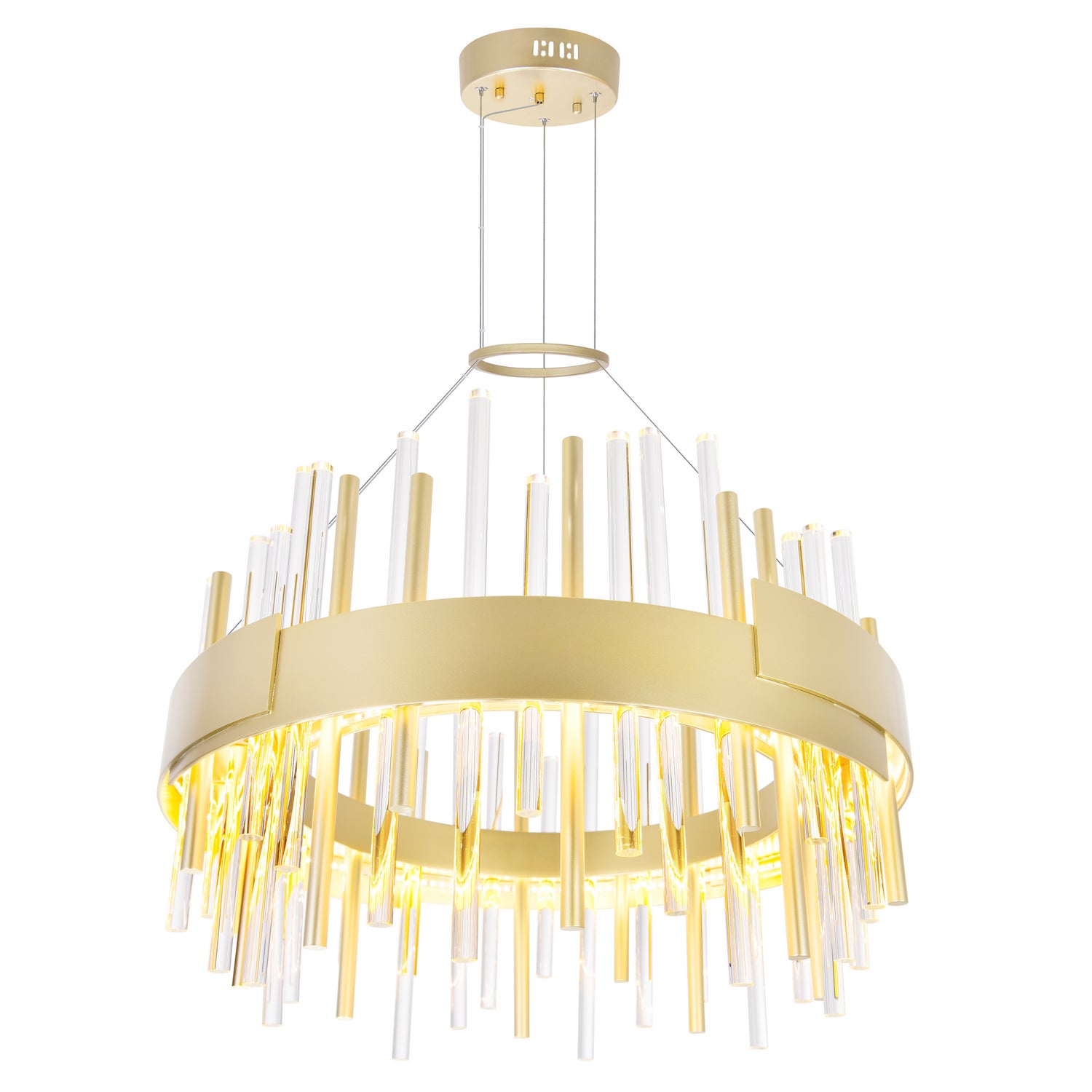 CWI Lighting Canada - 1245P20-602 - LED Chandelier - Millipede - Satin Gold