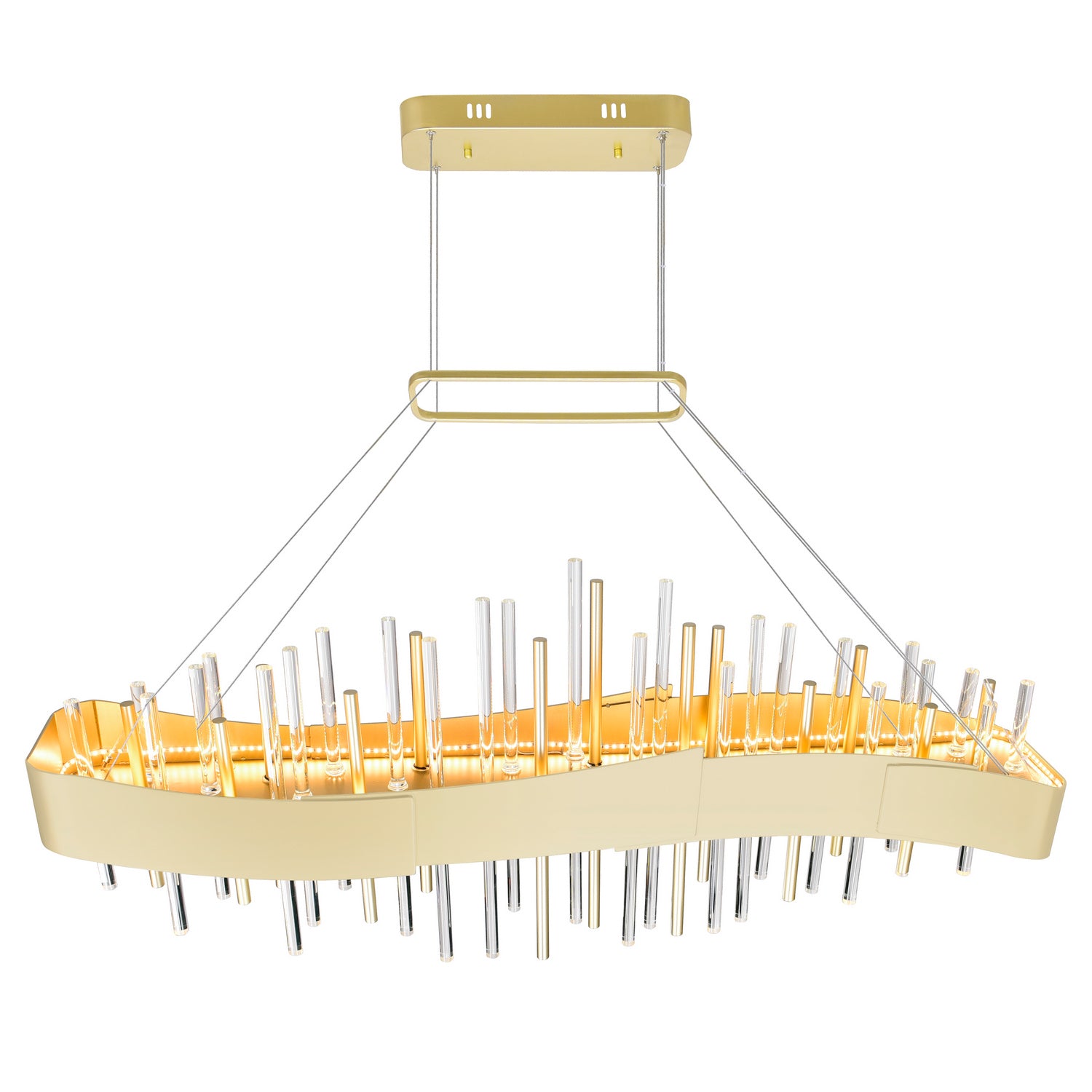 CWI Lighting Canada - 1245P40-602 - LED Chandelier - Millipede - Satin Gold