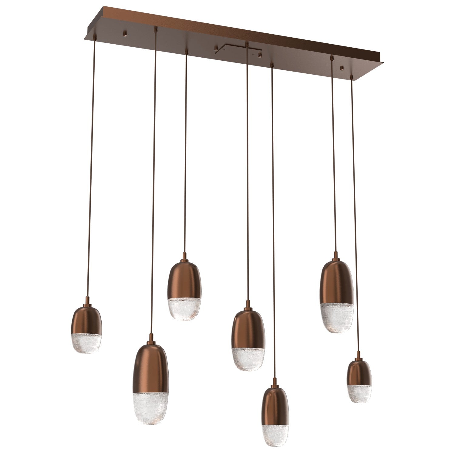 Hammerton Studio - PLB0079-07-BB-PC-C01-L3 - LED Pendant - Pebble - Burnished Bronze