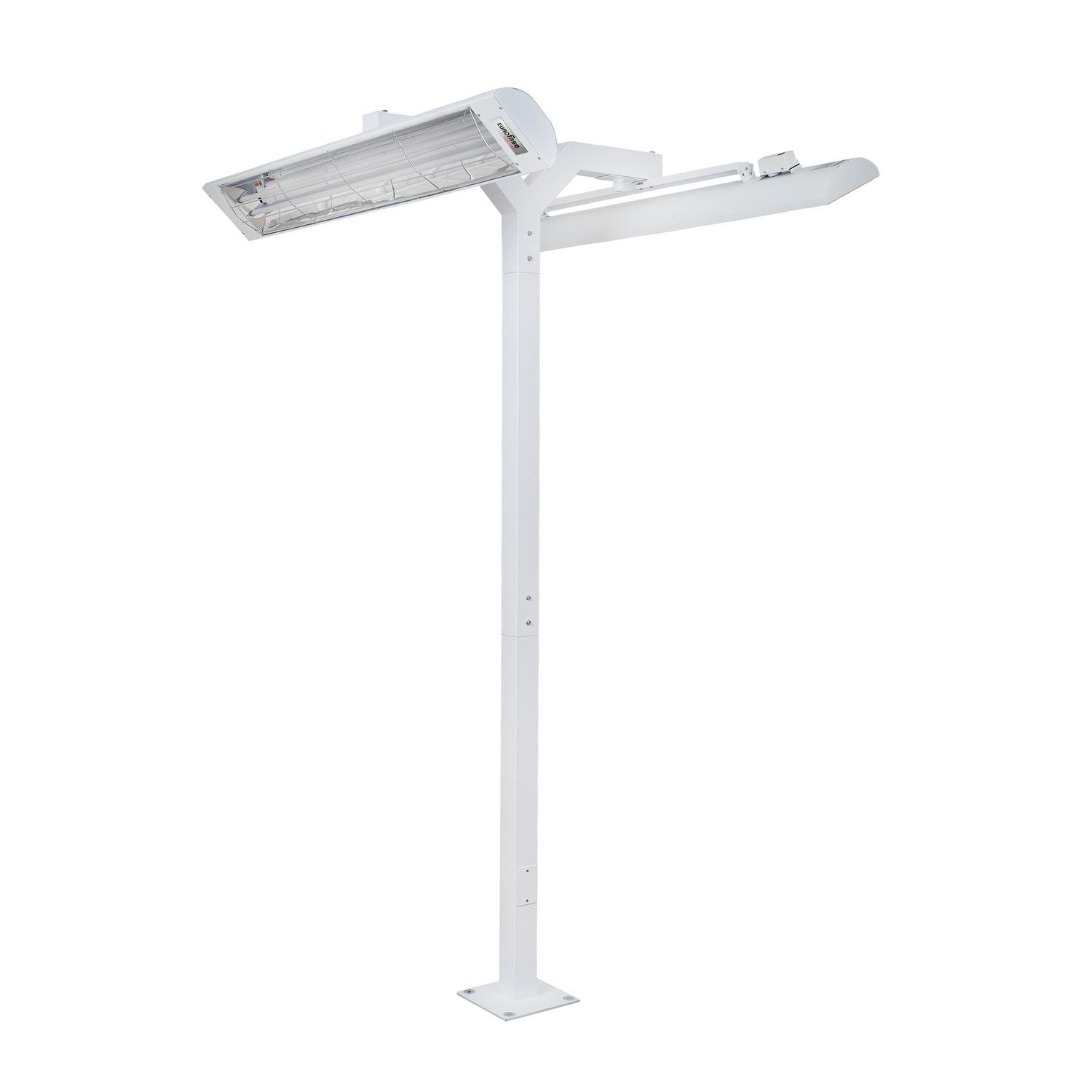 Eurofase Heating - EF3908PMDW - Support sur poteau de 2,4 m, double 99 cm, blanc