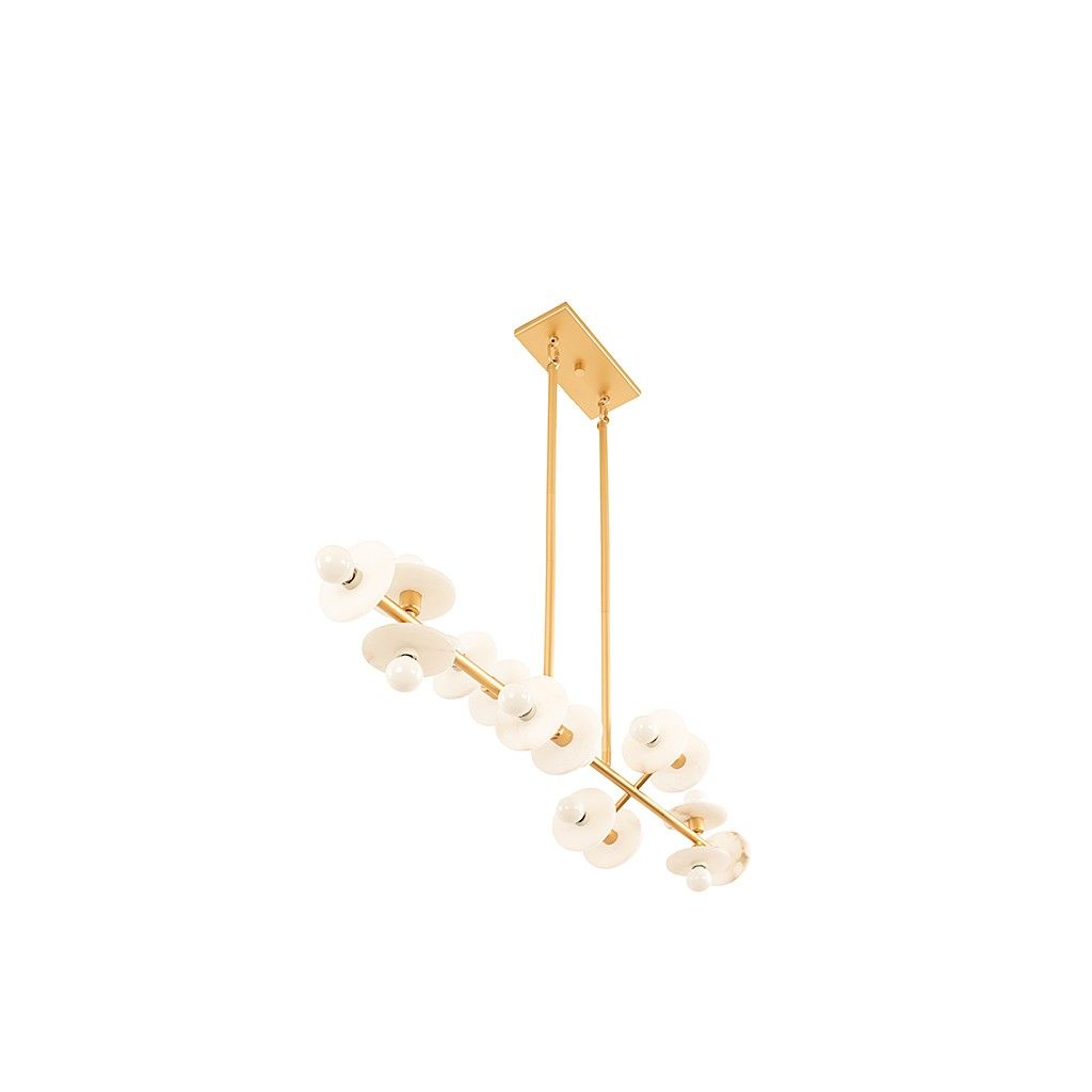 Savoy House - 1-1591-14-38 - 14 Light Linear Chandelier - Amani - Gold