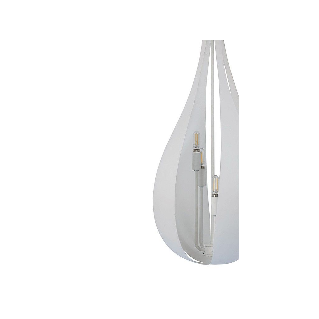 Savoy House - 3-4390-5-47 - Five Light Pendant - Bali - White Cashmere