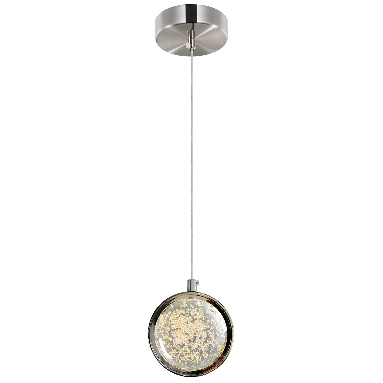 CWI Lighting Canada - 1673P4-1-613 - Mini LED Suspension - Salvador - Nickel poli