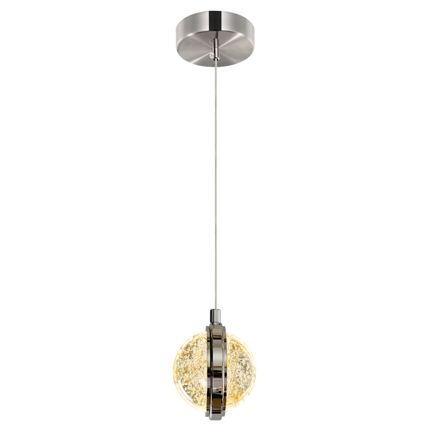 CWI Lighting Canada - 1673P4-1-613 - Mini LED Suspension - Salvador - Nickel poli