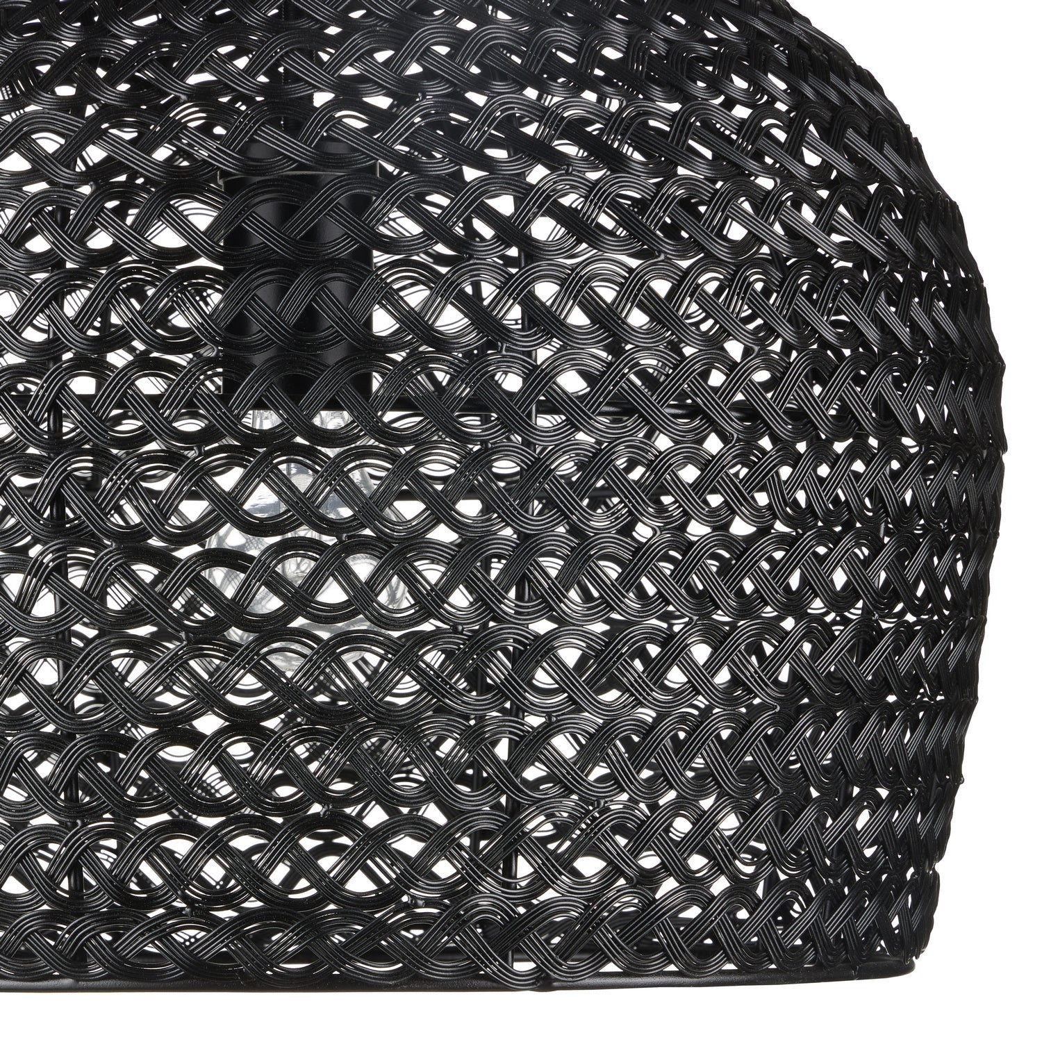 Currey and Company - 9000-0960 - Une lumière Suspension Collection Piero - Noir satiné