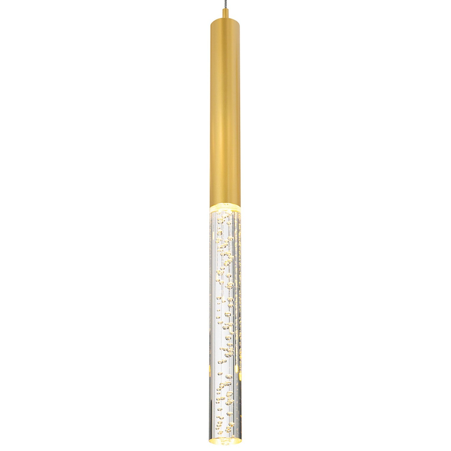 Éclairage CWI Canada - 1703P32-45-602 - DEL Suspendu - Dragonswatch - Or satiné