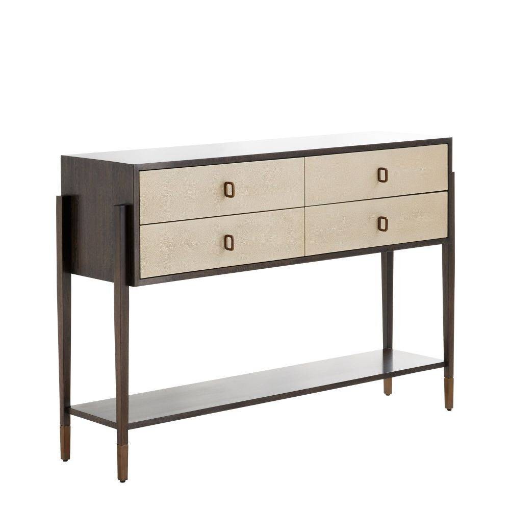 Arteriors - 5701 - Console - Nora - Placage en eucalyptus bringé