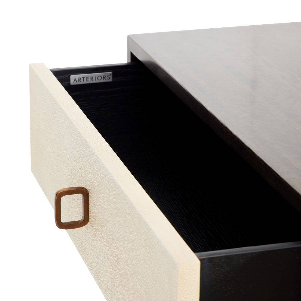 Arteriors - 5701 - Console - Nora - Placage en eucalyptus bringé