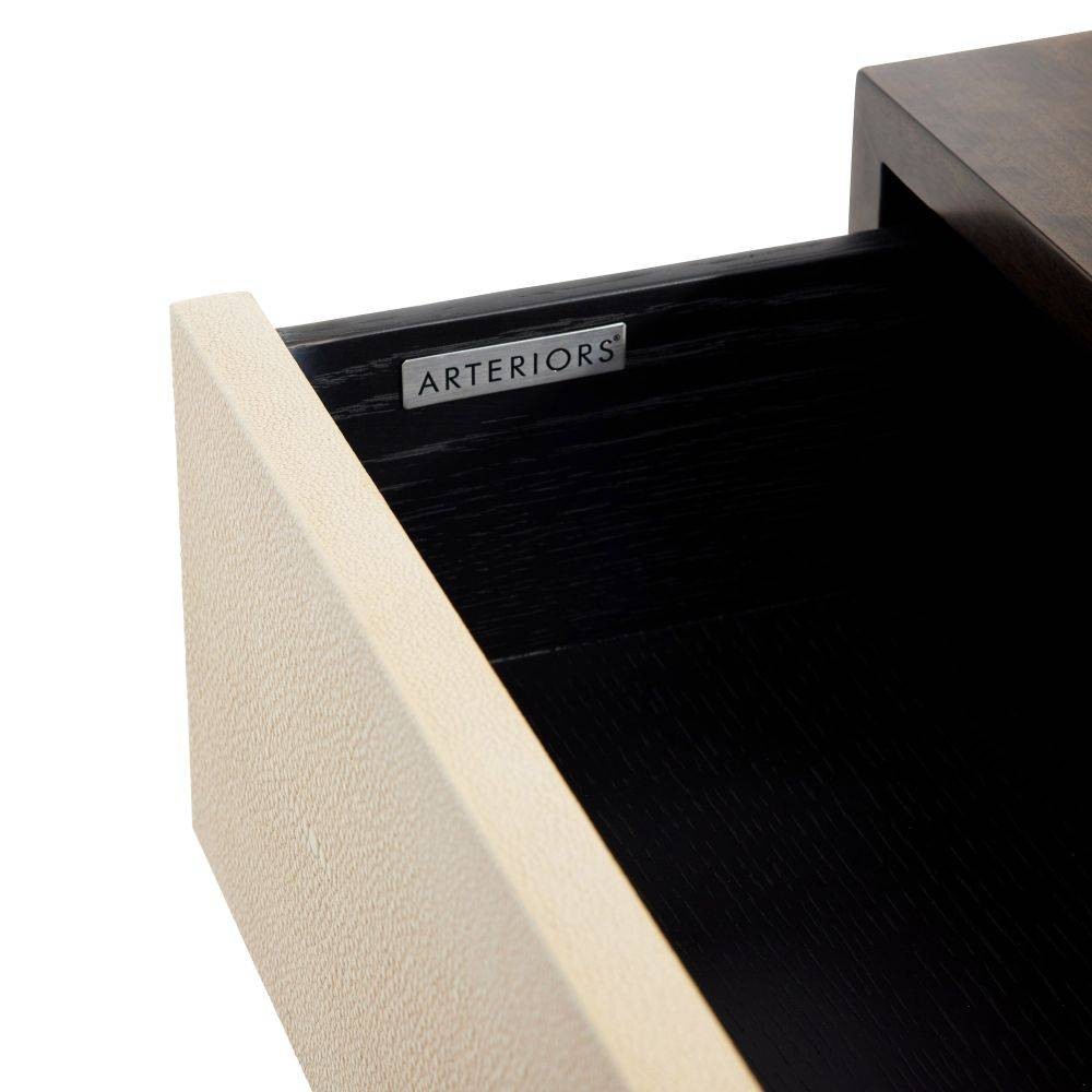 Arteriors - 5701 - Console - Nora - Placage en eucalyptus bringé