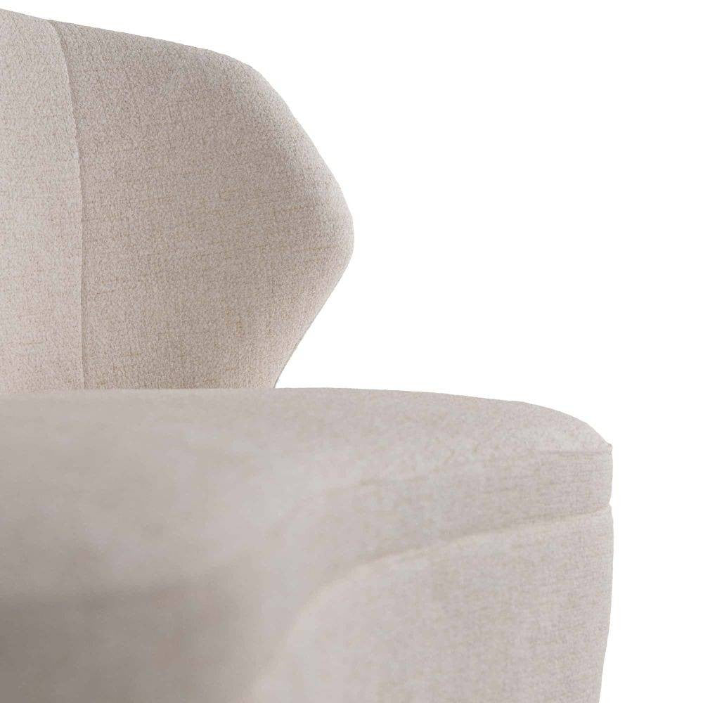 Arteriors - 8176 - Canapé - Pasadena - Cloud Boucle/Noyer foncé