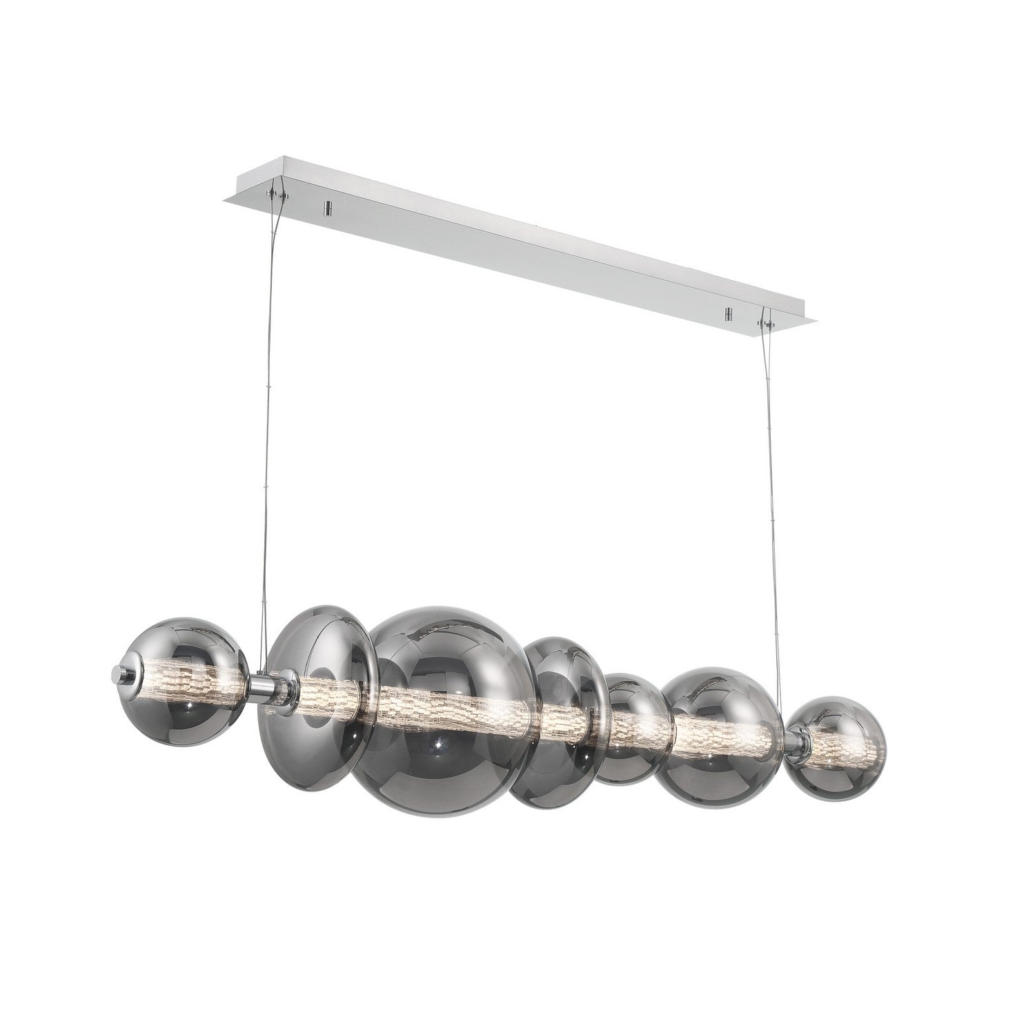 Eurofase Canada - 46772-022 - ATOMO-CHD-7LT-56IN-CHR-SK - ATOMO - Chrome