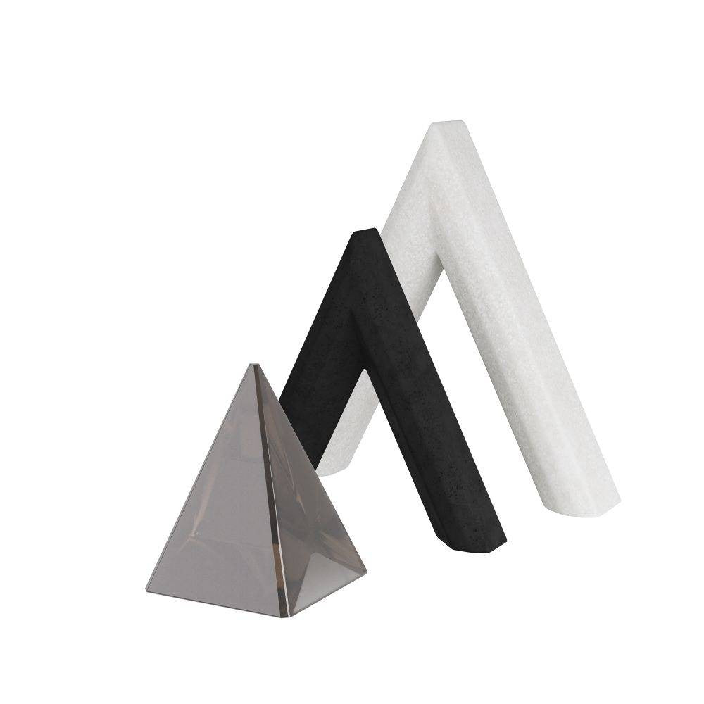 Arteriors - ASC13 - Sculptures, Ensemble de 3 - Xiomaras - Ivoire