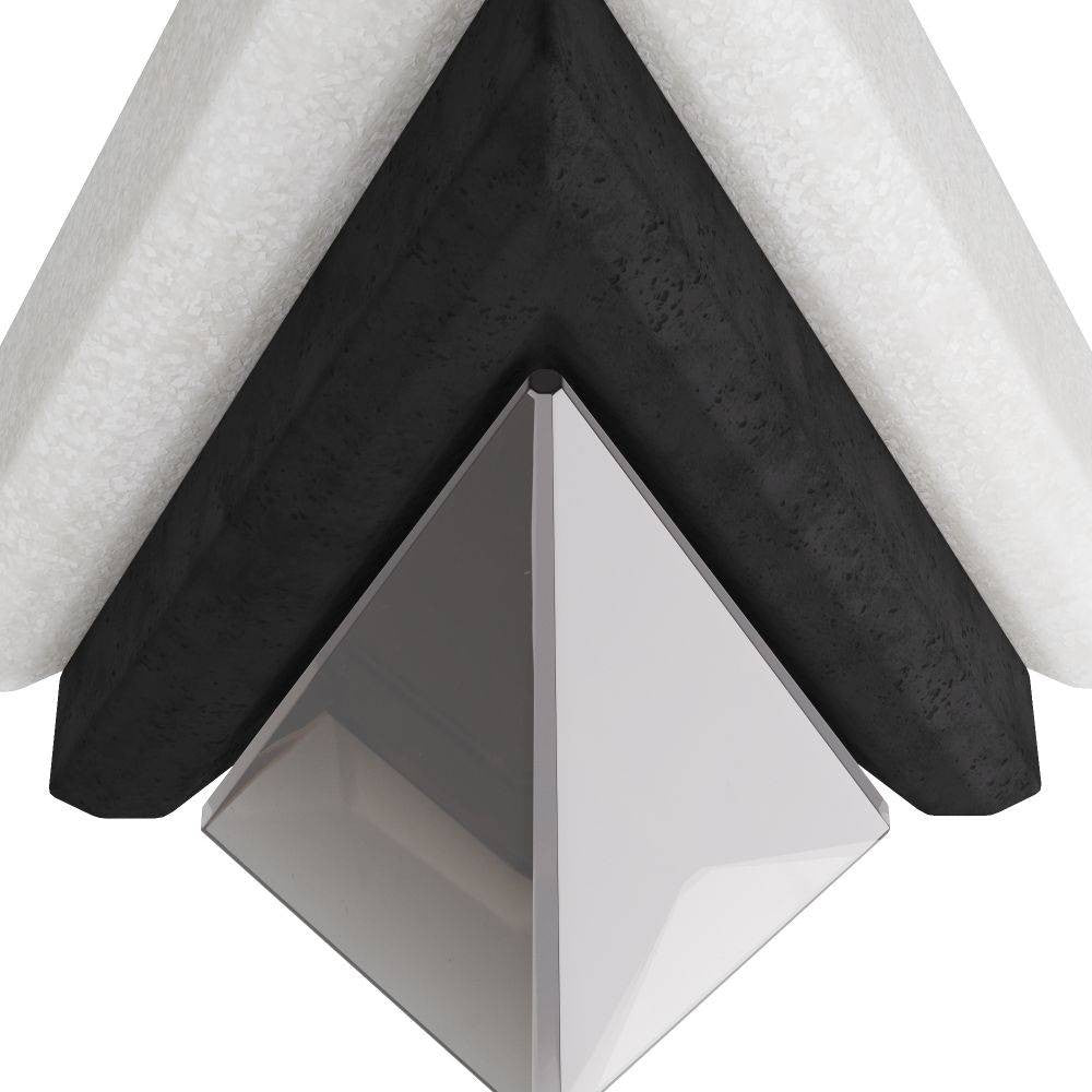 Arteriors - ASC13 - Sculptures, Ensemble de 3 - Xiomaras - Ivoire