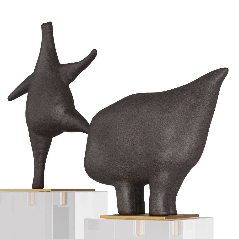 Arteriors - ASC14 - Sculptures, lot de 2 - Brovinas - Noir