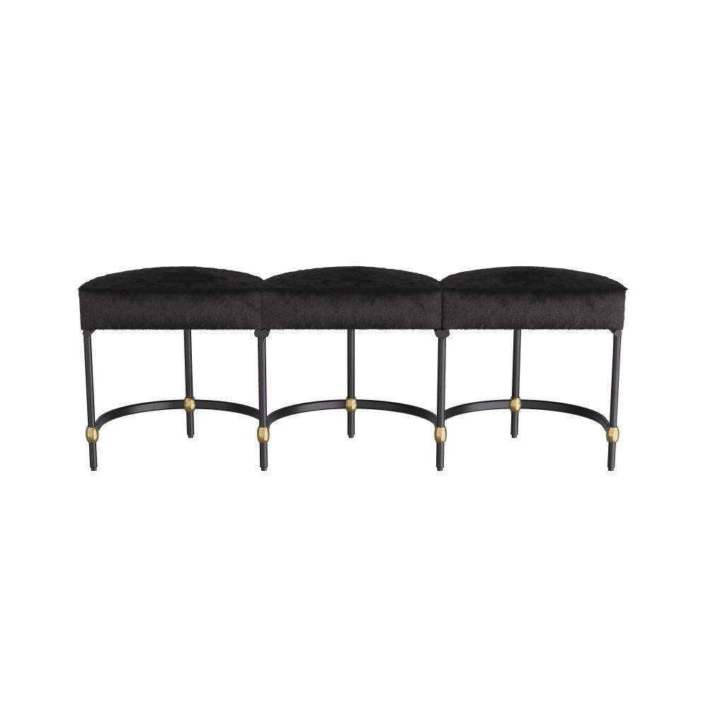 Arteriors - FHI08 - Bench - Blaire - Blackened Bronze