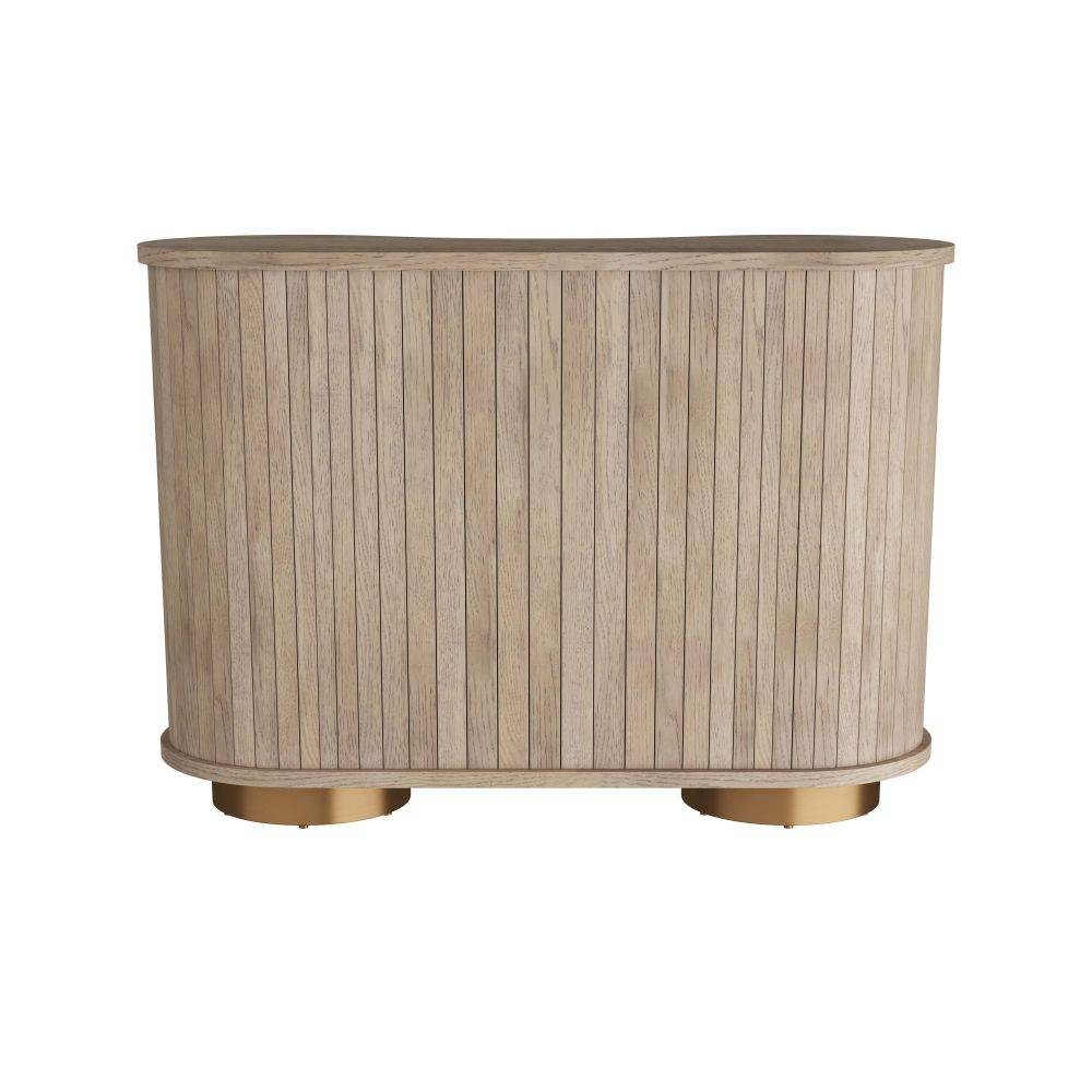 Arteriors - FNS03 - Meuble - Tilton - Château Chêne fumé/Laiton vintage