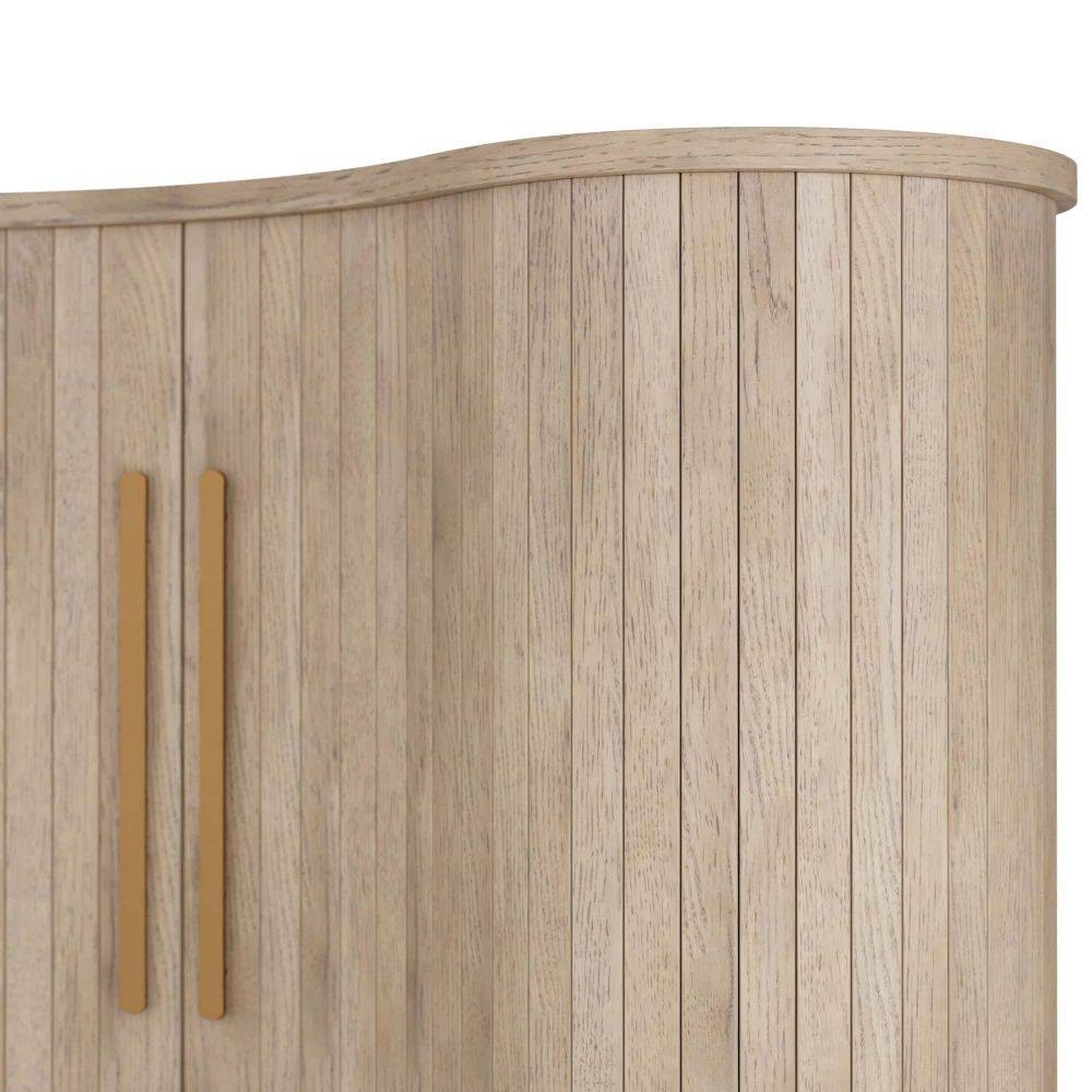 Arteriors - FNS03 - Meuble - Tilton - Château Chêne fumé/Laiton vintage