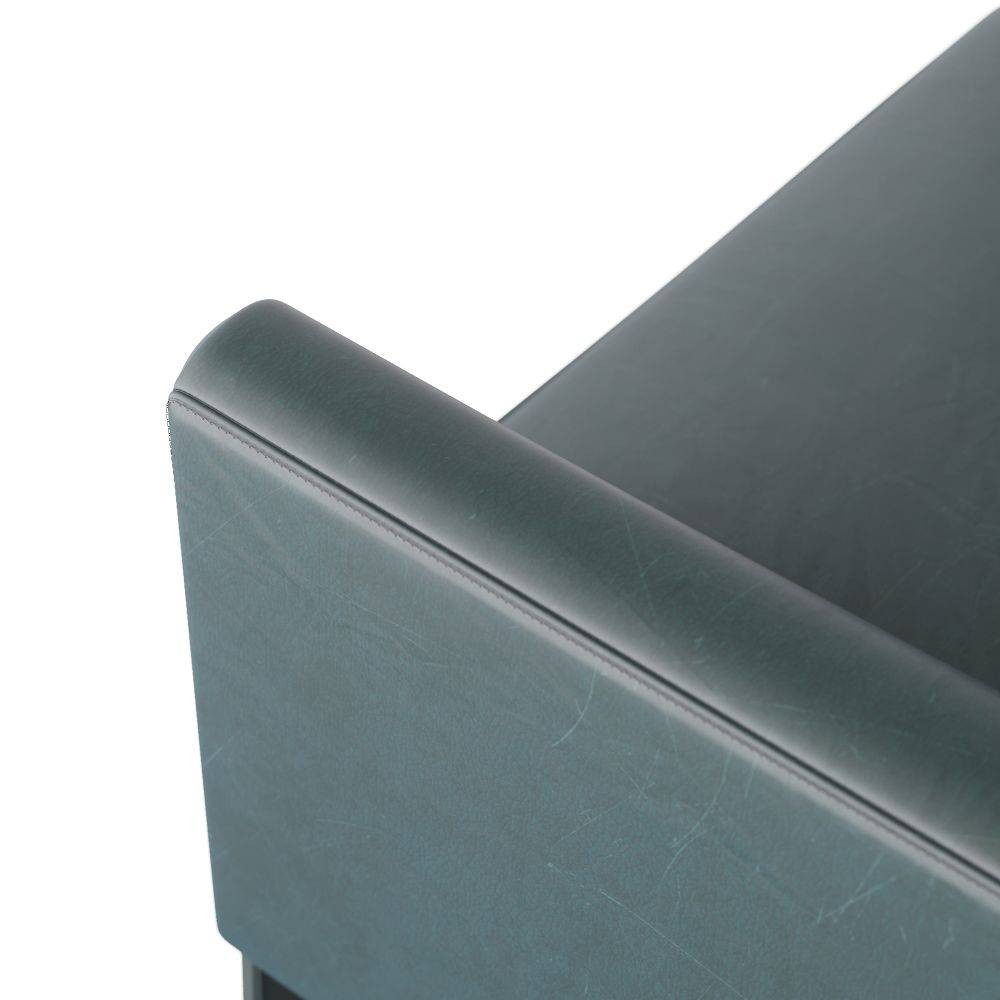 Arteriors - FRI09 - Chaise - Bleuback - Cuir Storm