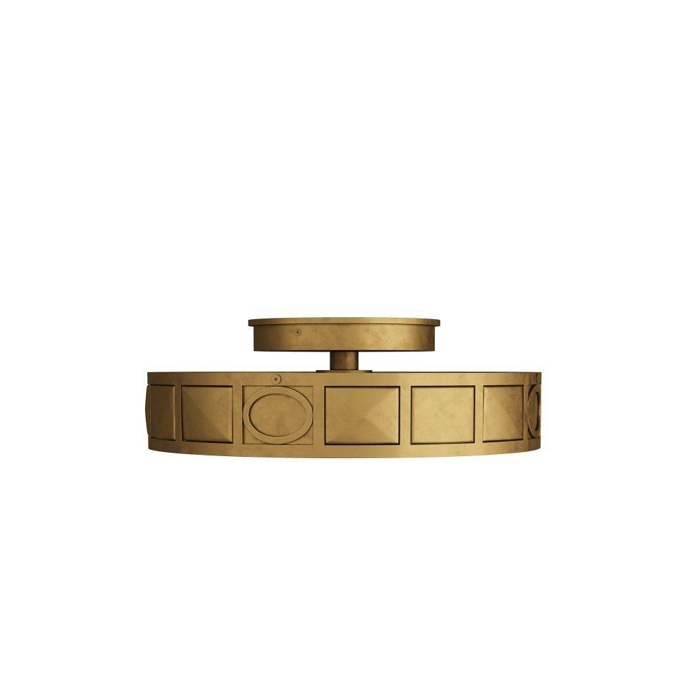 Arteriors - GKDFC02 - Flush Mount - Empire - Antique Brass