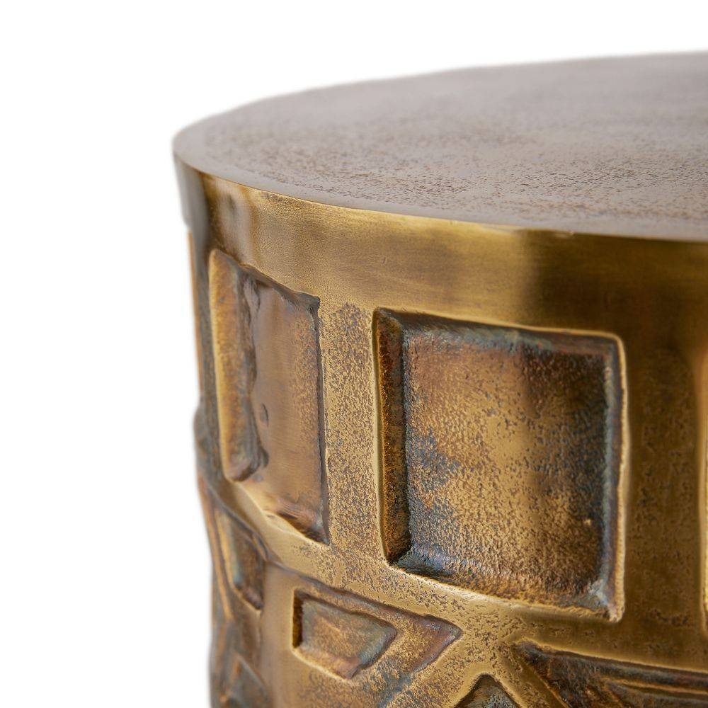 Arteriors - GKFEI01 - Table d'appoint - Millenia - Laiton antique