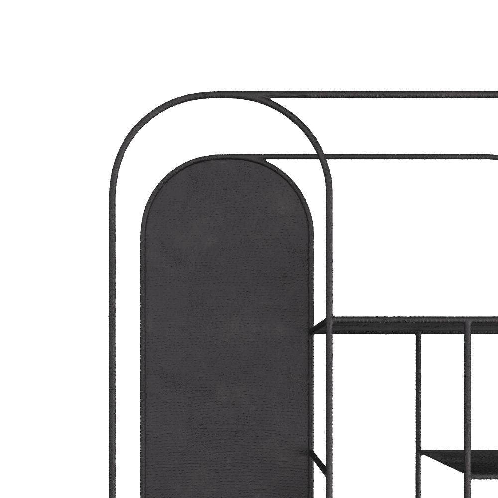 Arteriors - GKFGI02 - Etagere - Meson - Hammered Natural iron, Iron