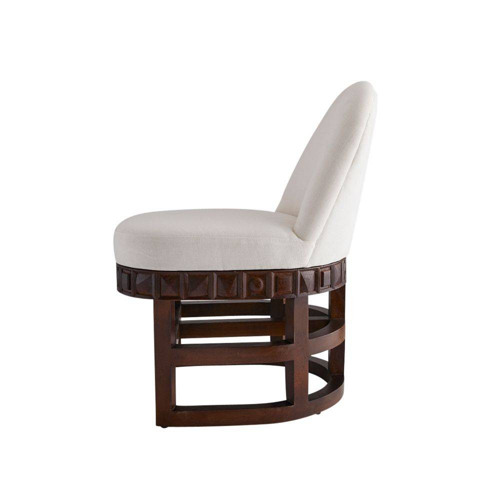 Arteriors - GKFRI01 - Chaise - Vargueno - Umber, Bois de manguier