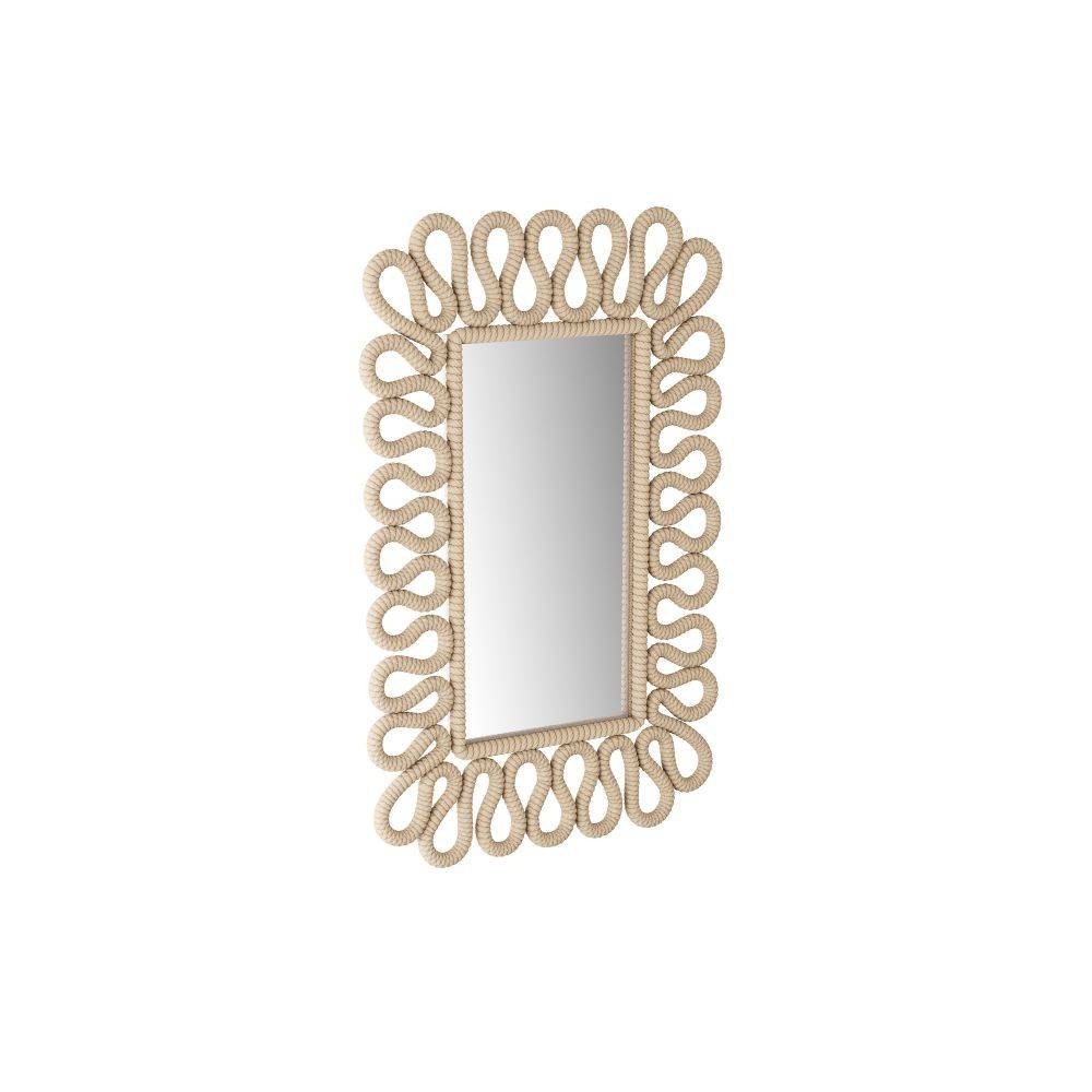 Arteriors - GKWMS01 - Miroir - Caracol - Ivoire, Corde en coton