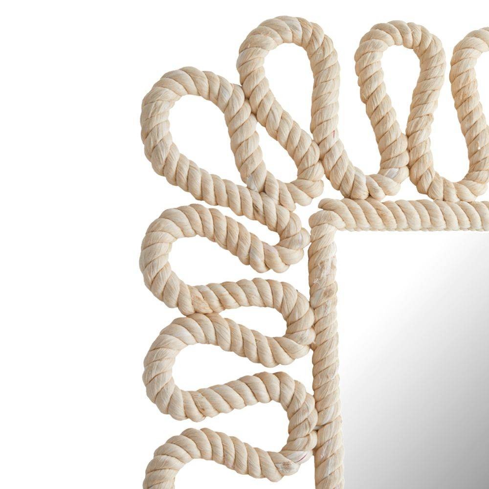 Arteriors - GKWMS01 - Miroir - Caracol - Ivoire, Corde en coton