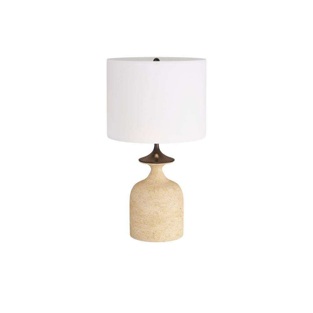 Artérielles - PTC15-SH027 - Lampe de table - Bridgeport - Sable, faux travertin