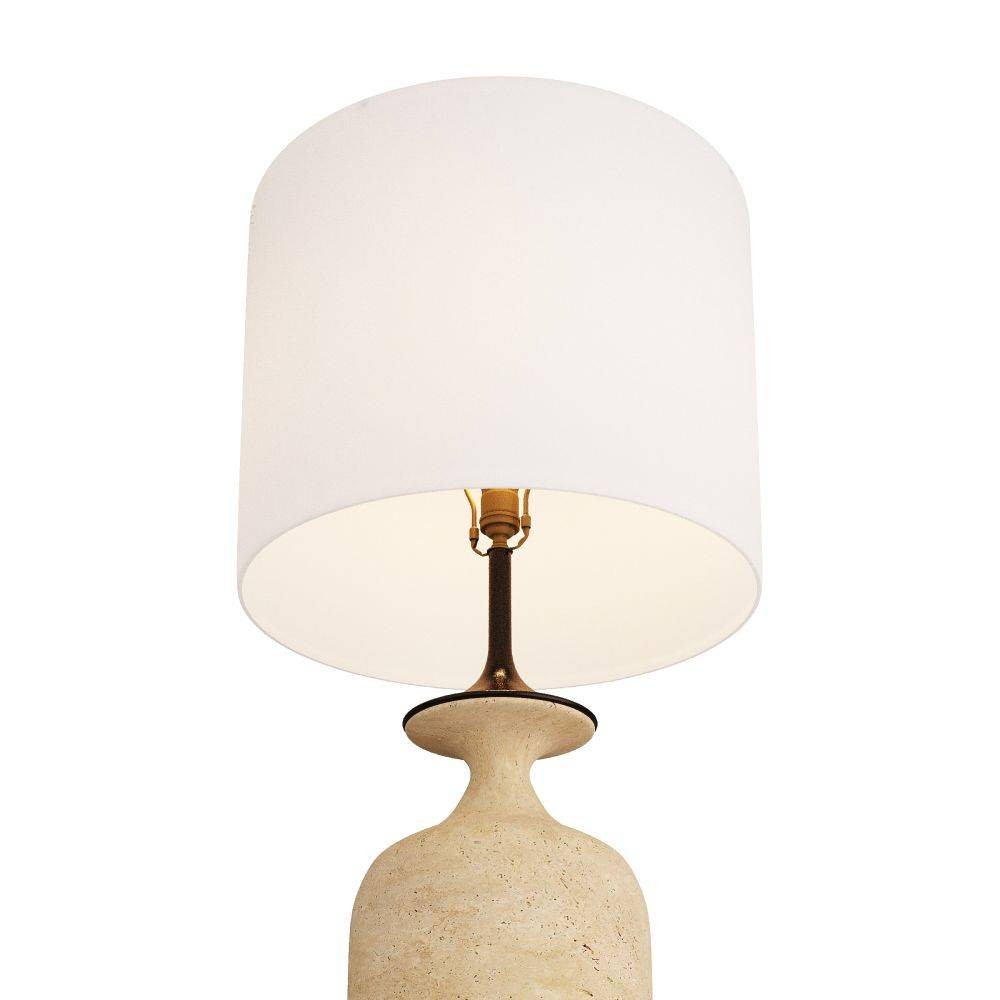 Artérielles - PTC15-SH027 - Lampe de table - Bridgeport - Sable, faux travertin