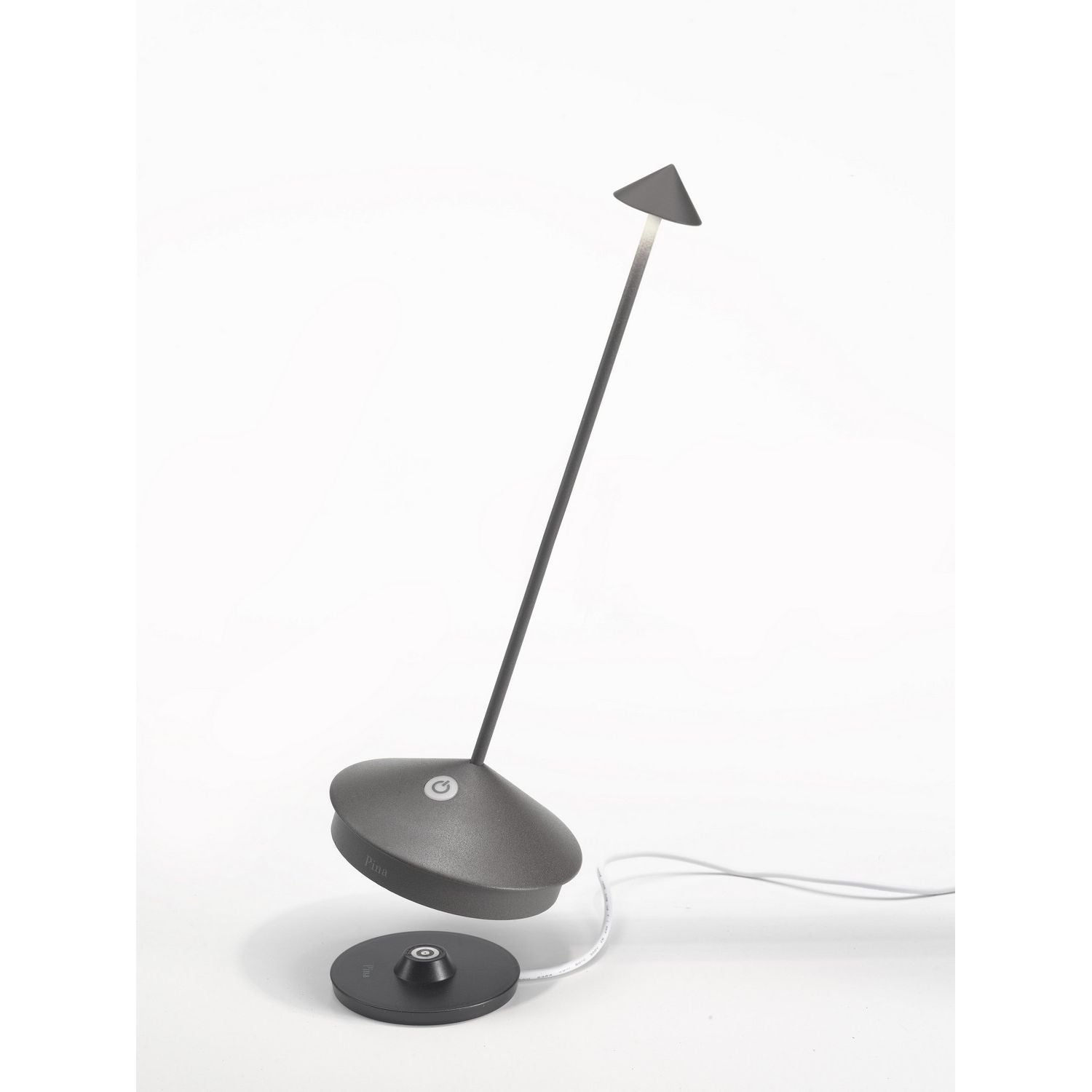 Zafferano - LD0650N4 - LED Table Lamp - Pina - Dark grey