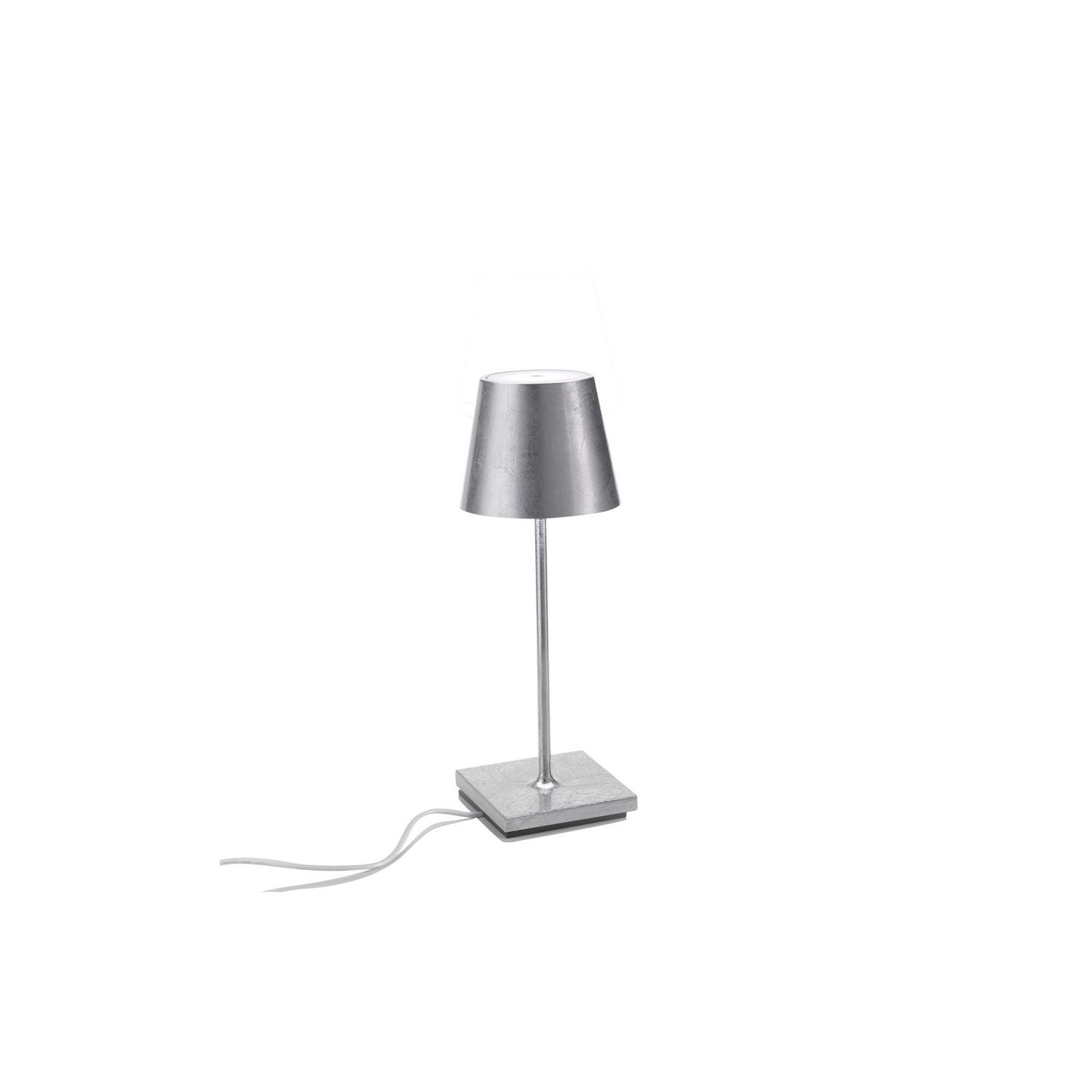 Zafferano - LD0320BFA - LED Table Lamp - Poldina Pro - Silver leaf