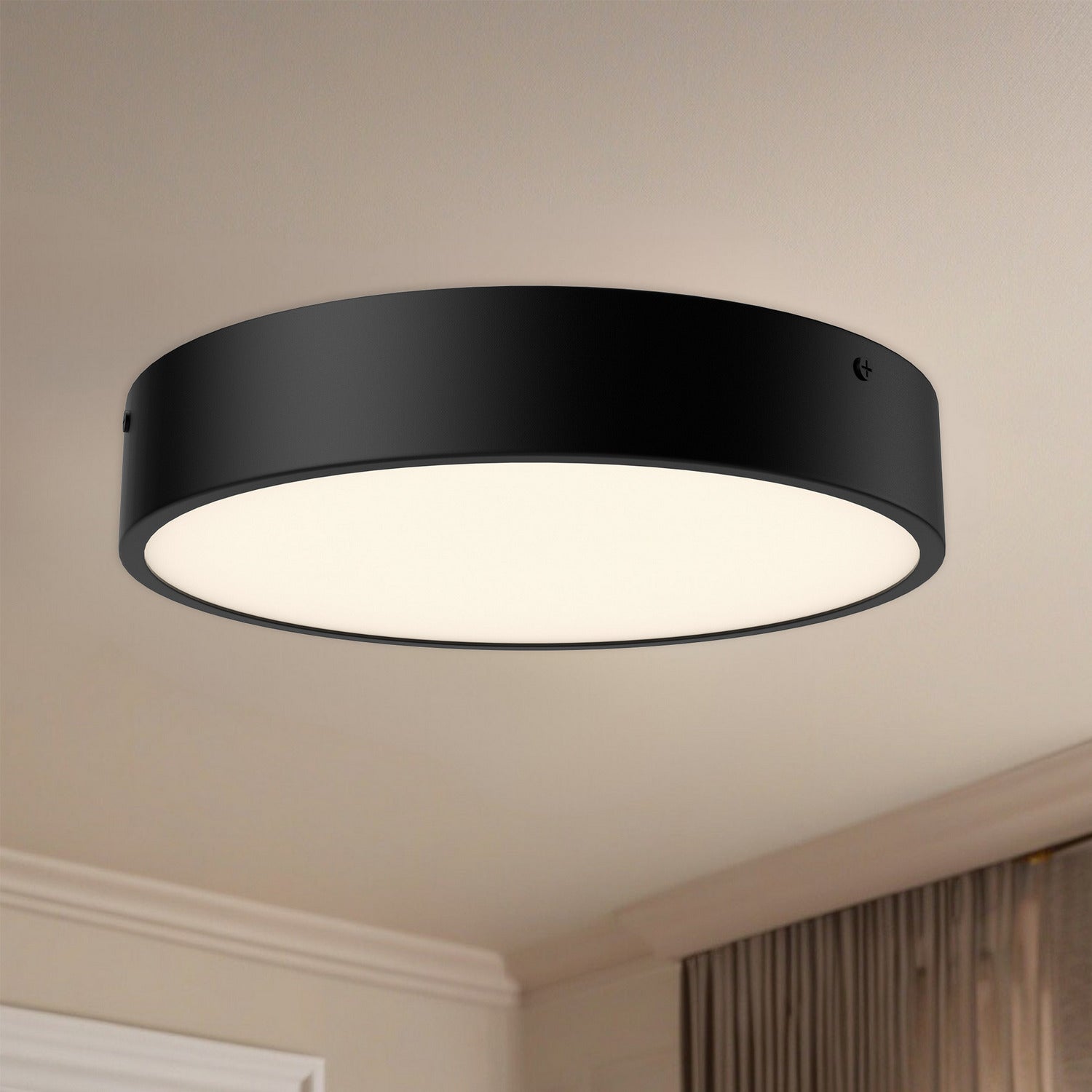 Alora Canada - FM554011MB-5CCT - LED Flush Mount - Adelaide - Matte Black