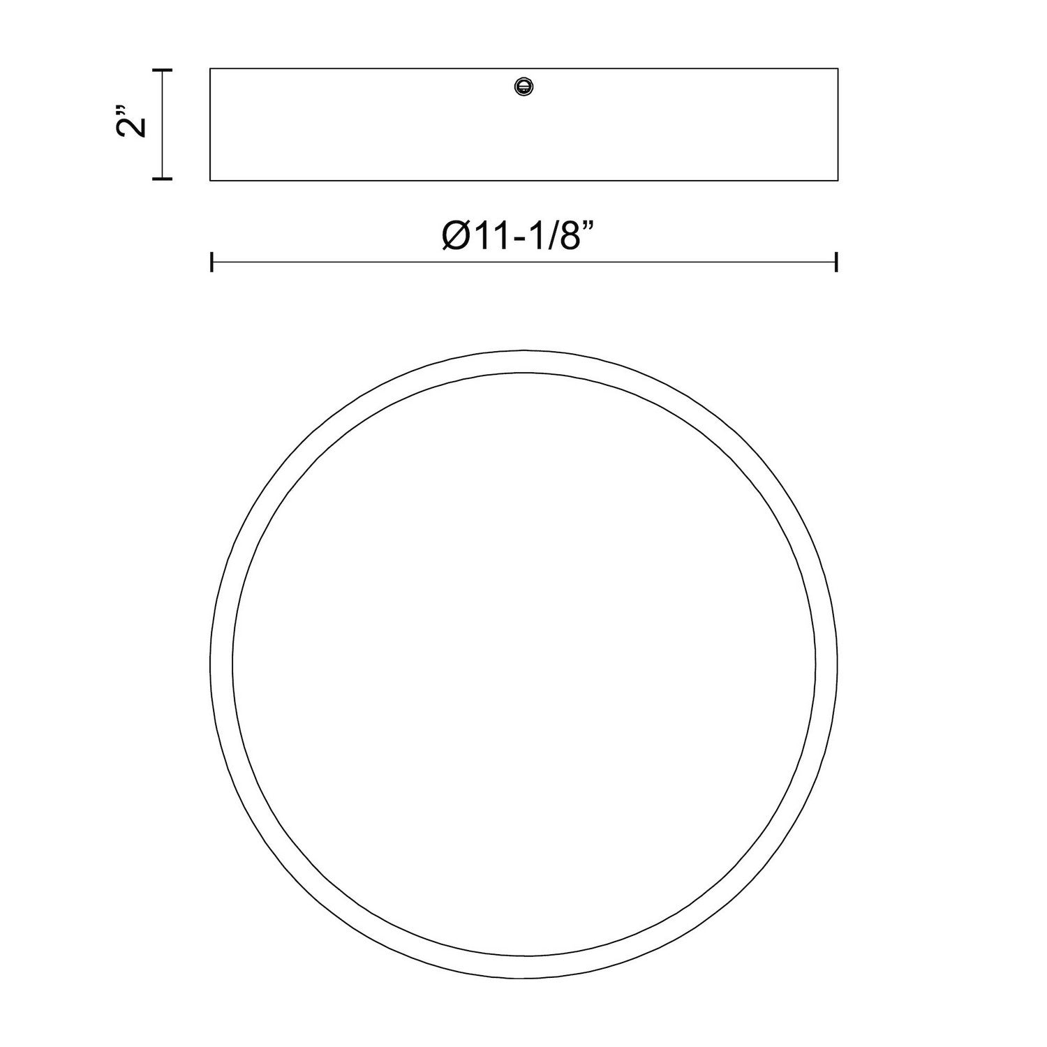 Alora Canada - FM554011MB-5CCT - LED Flush Mount - Adelaide - Matte Black