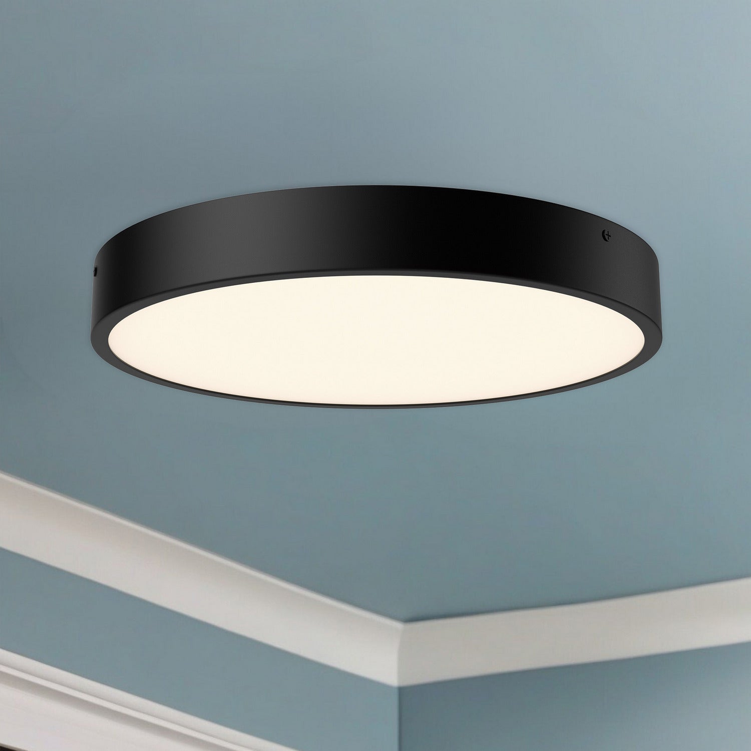 Alora Canada - FM554015MB-5CCT - LED Flush Mount - Adelaide - Matte Black