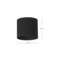 Montreal Lighting & Hardware FM10605-BK-UNV Falco LED Flush Mount