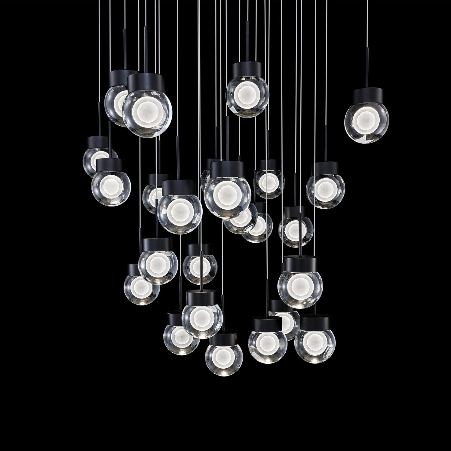 Modern Forms Canada - PD-82025S-BK - LED Pendant - Double Bubble - Black