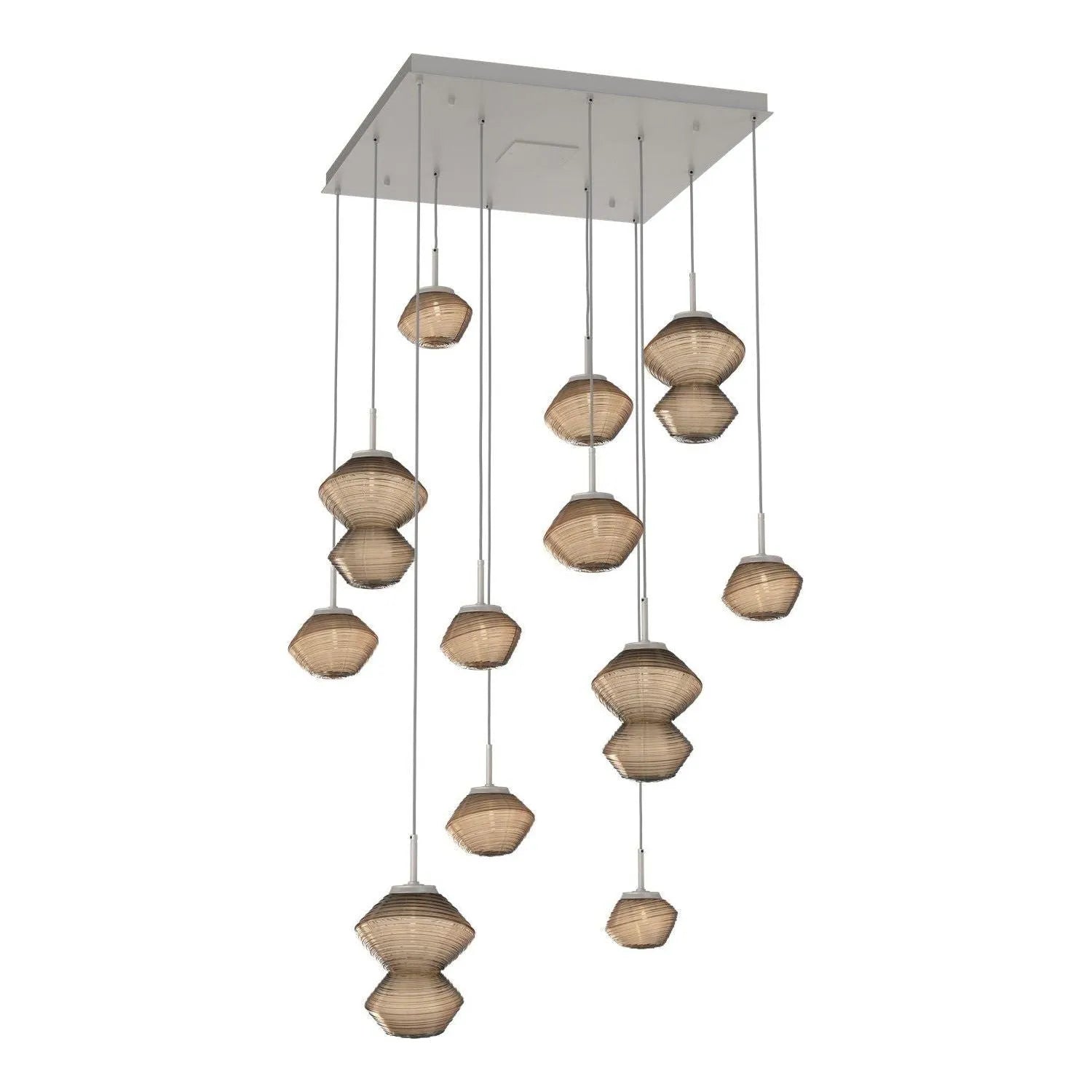Hammerton Studio - CHB0089-12-BS-B-C01-L3 - LED Chandelier - Mesa - Beige Silver