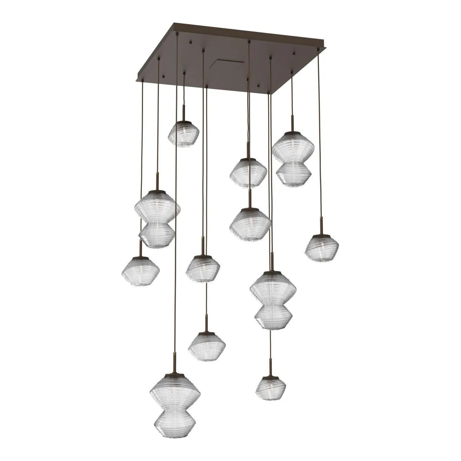 Hammerton Studio - CHB0089-12-FB-C-C01-L3 - LED Chandelier - Mesa - Flat Bronze