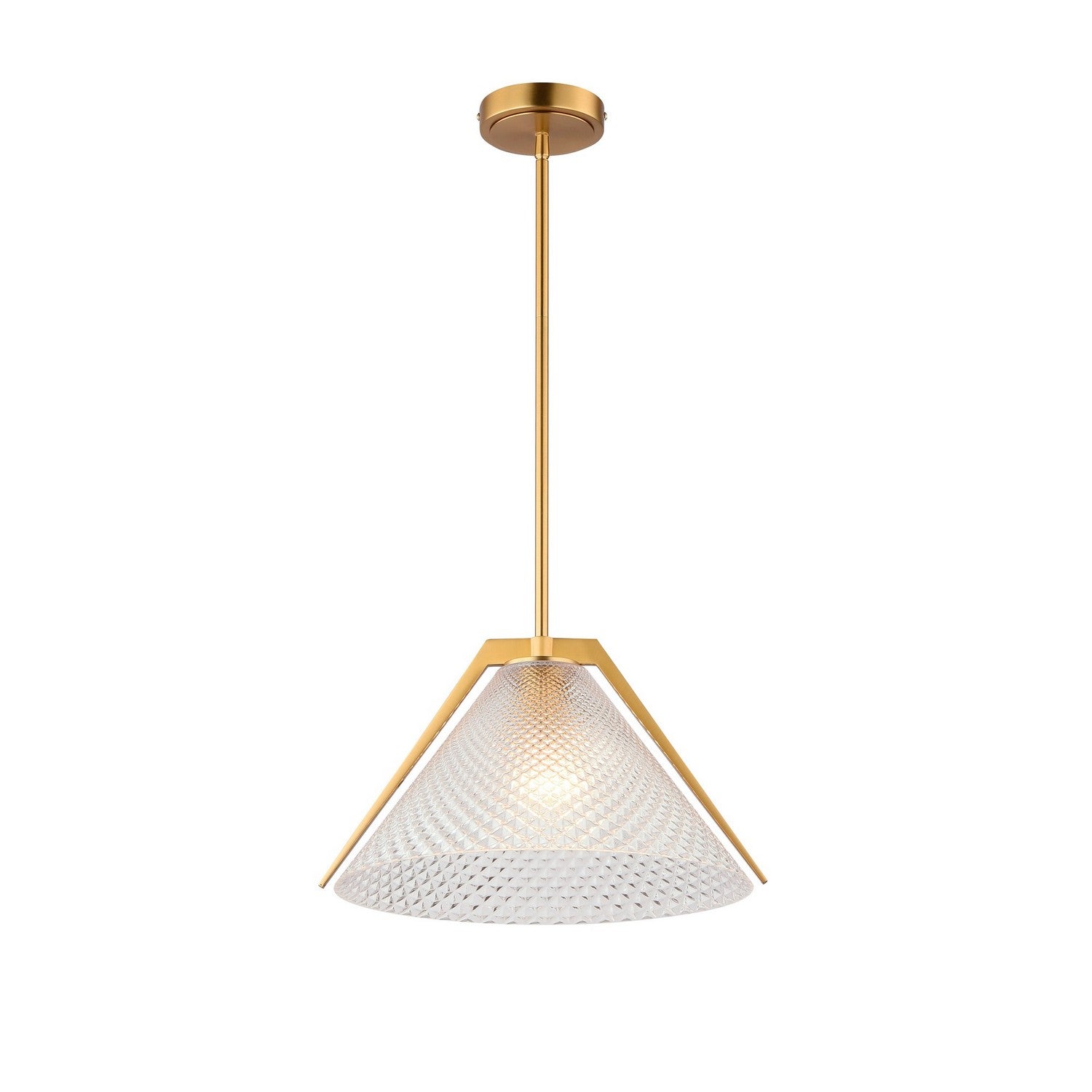 Artcraft Canada - AC11911BR - One Light Pendant - Baltic - Brass and black