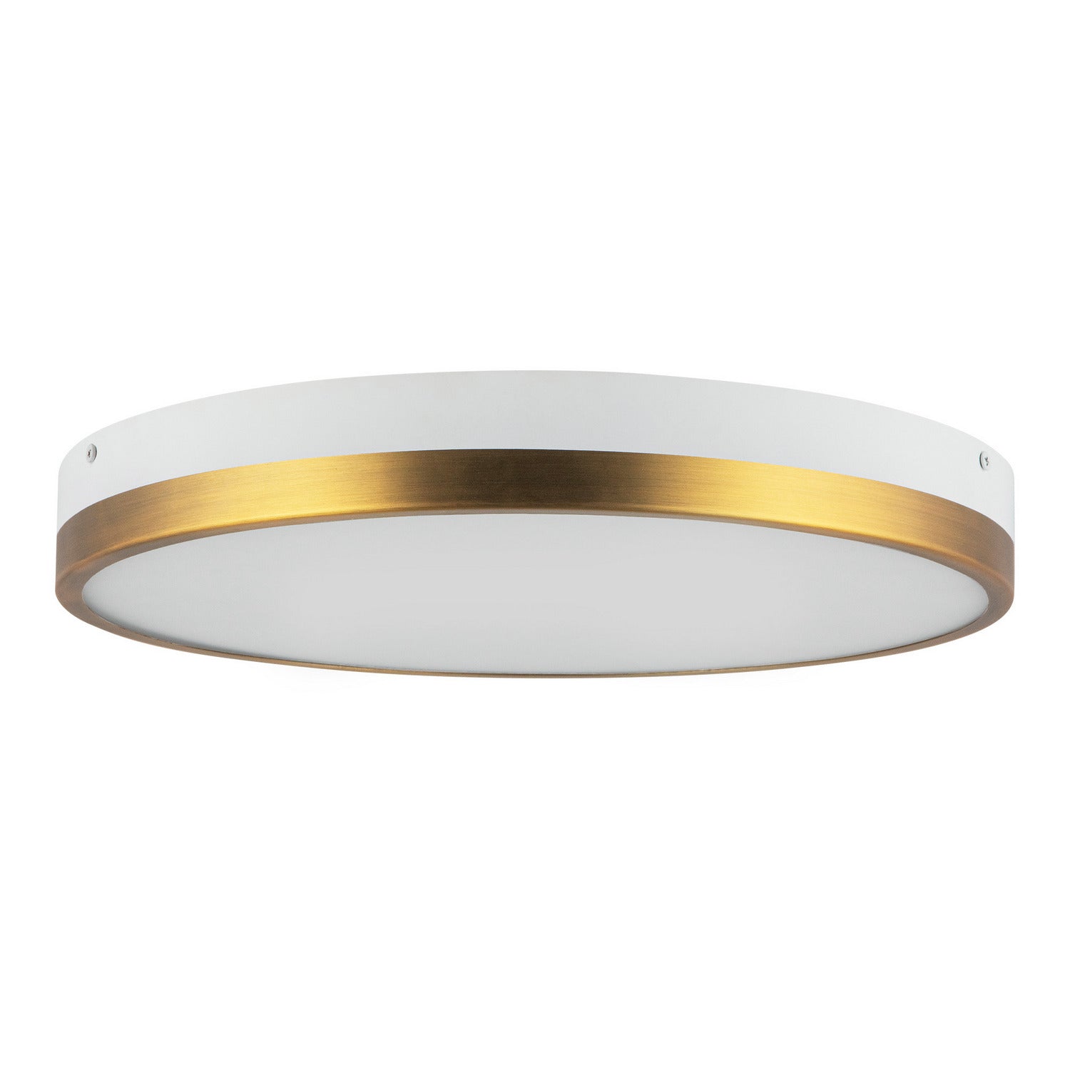 Alora Canada - FM554215AGWH-5CCT - LED Flush Mount - Adelaide - Aged Gold/White
