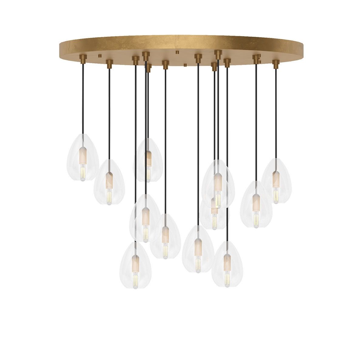 Visual Comfort Modern - SLCH577HAB - Canopy - Hand Rubbed Antique Brass