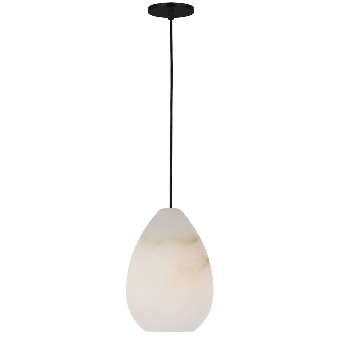 Visual Comfort Modern - SLPD544ALBB - One Light Pendant - Alina - Nightshade Black