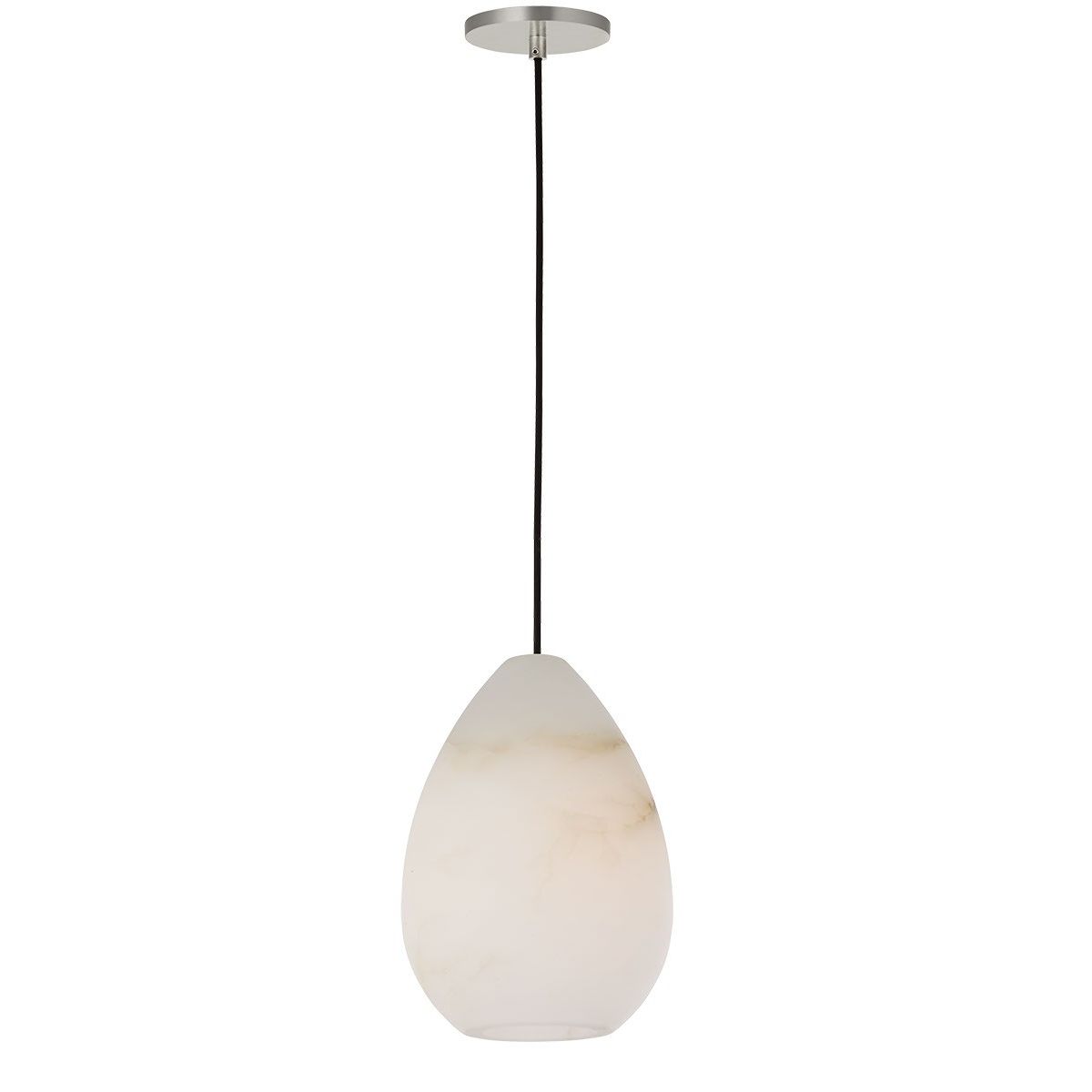 Visual Comfort Modern - SLPD544ALBN - One Light Pendant - Alina - Polished Nickel