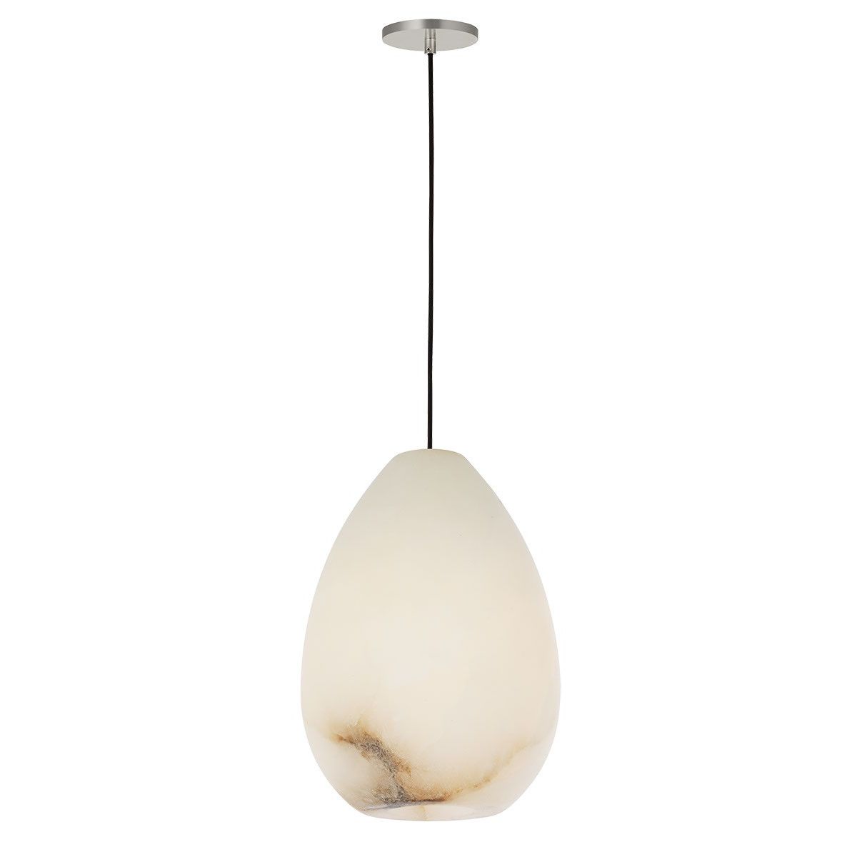 Visual Comfort Modern - SLPD545ALBN - One Light Pendant - Alina - Polished Nickel