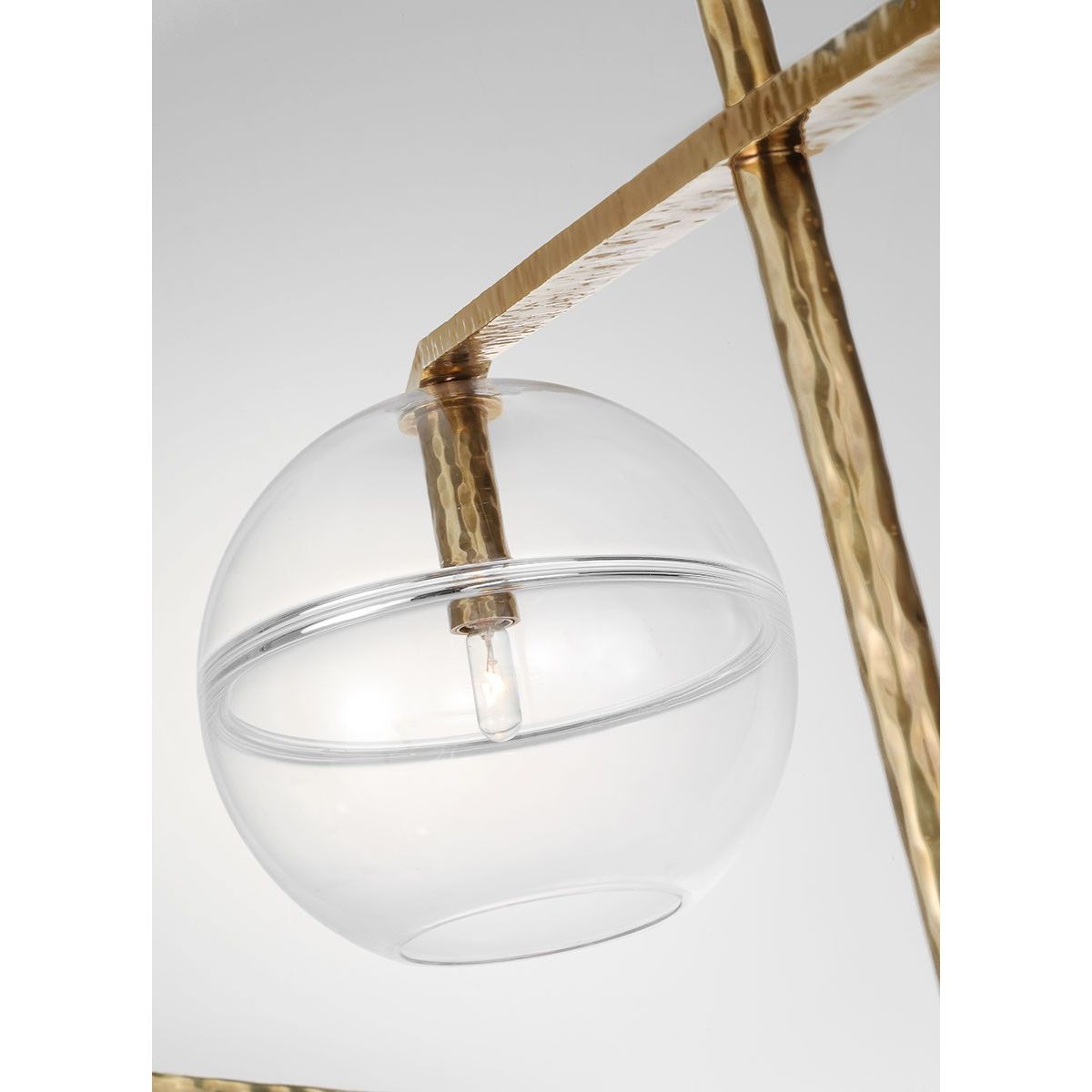Visual Comfort Modern - SLCH354CPAB-L - LED Chandelier - Lowing - Polished Antique Brass