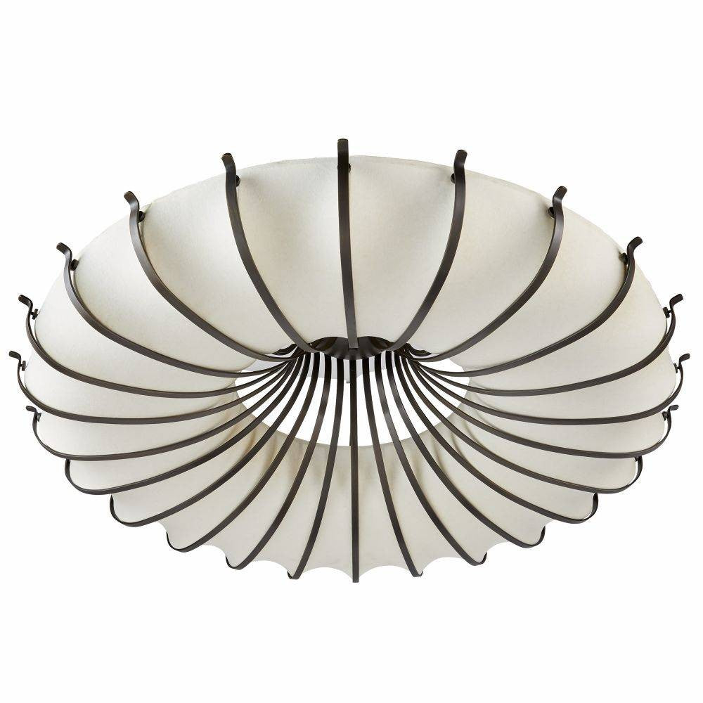 Arteriors - DFC11 - Dix lumières Plafonnier - Chambres - Ivoire/Bronze anglais